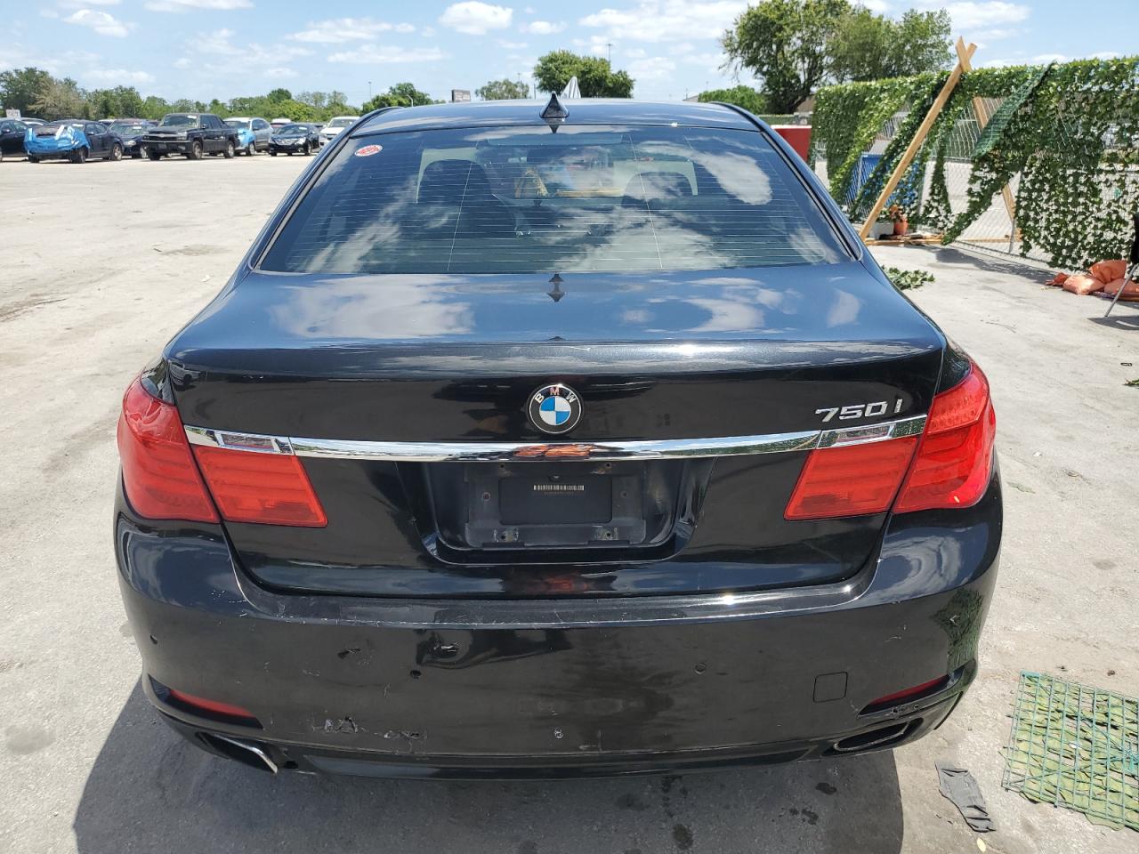 2009 Bmw 750 I Black vin: WBAKA83599CY35423
