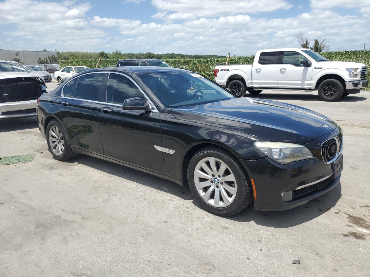 2009 Bmw 750 I Black vin: WBAKA83599CY35423
