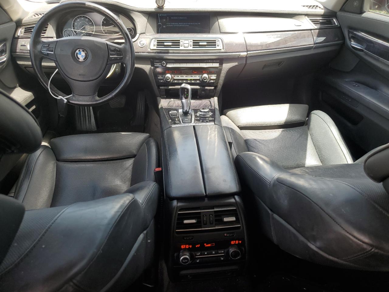 2009 Bmw 750 I Black vin: WBAKA83599CY35423