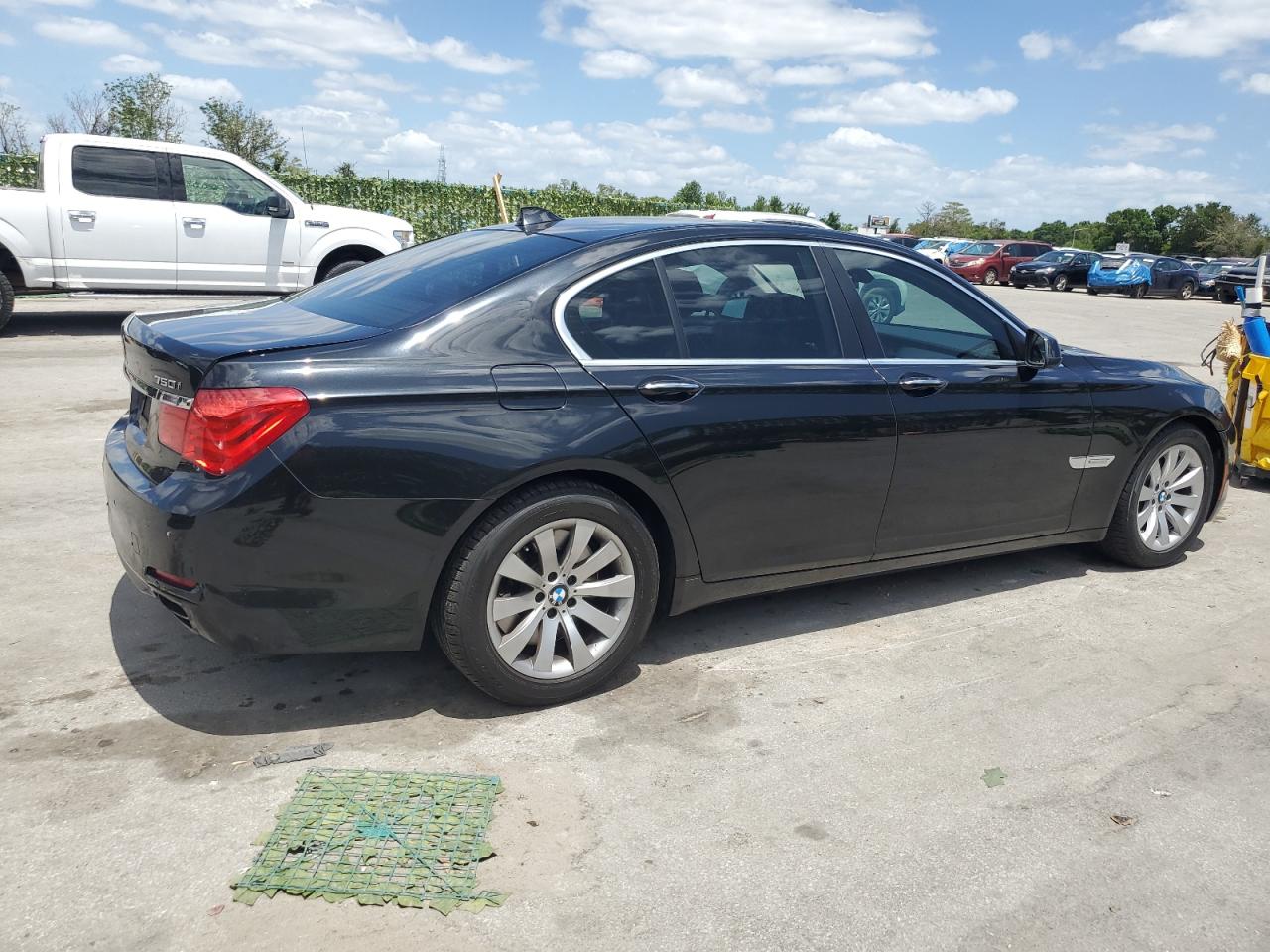 2009 Bmw 750 I Black vin: WBAKA83599CY35423