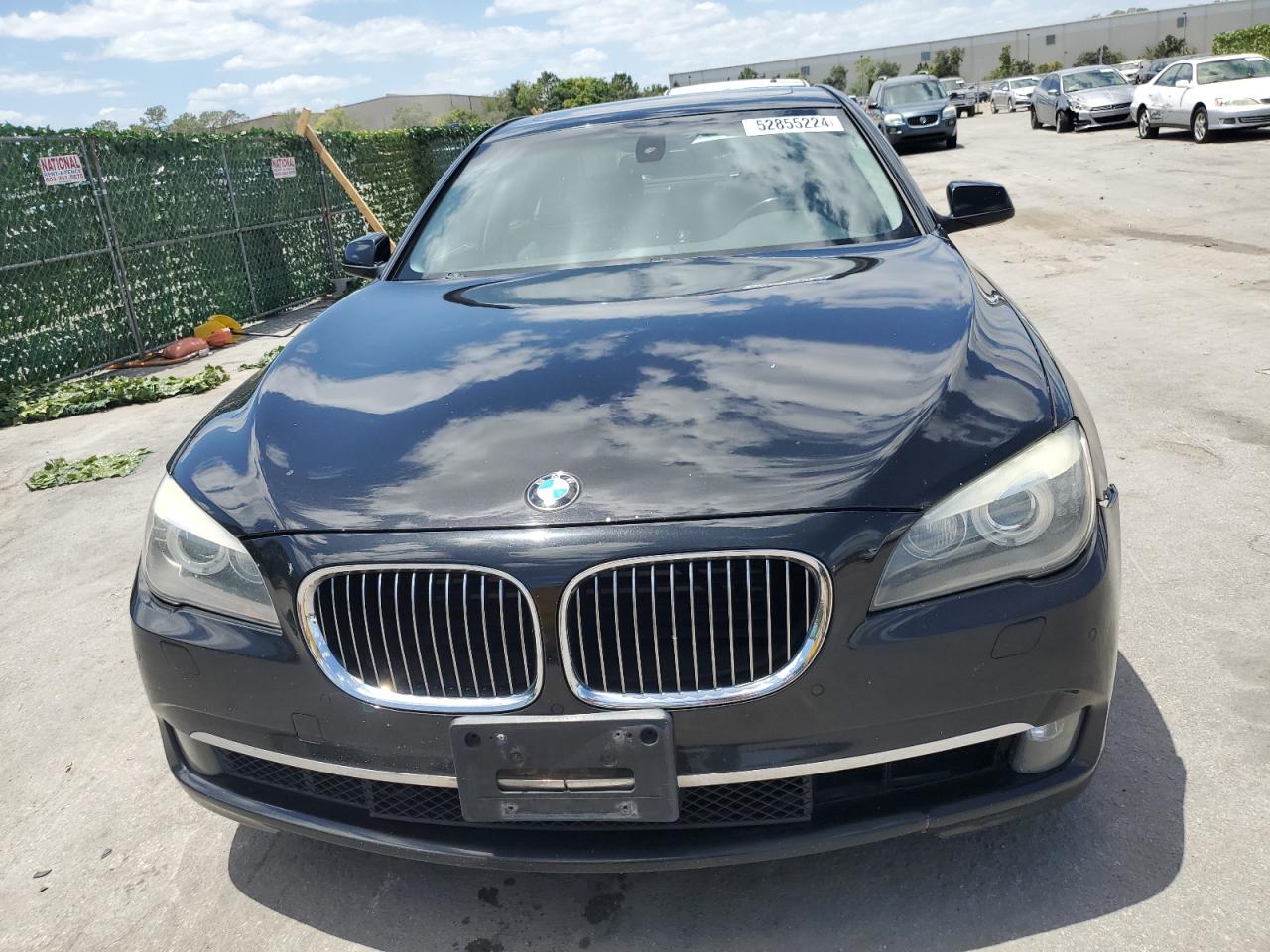 2009 Bmw 750 I Black vin: WBAKA83599CY35423