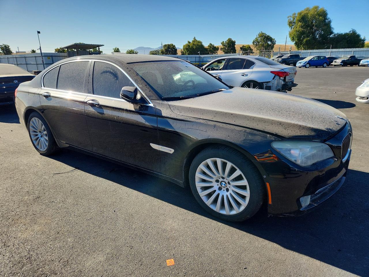 2012 Bmw 750 I Black vin: WBAKA8C50CCY37827