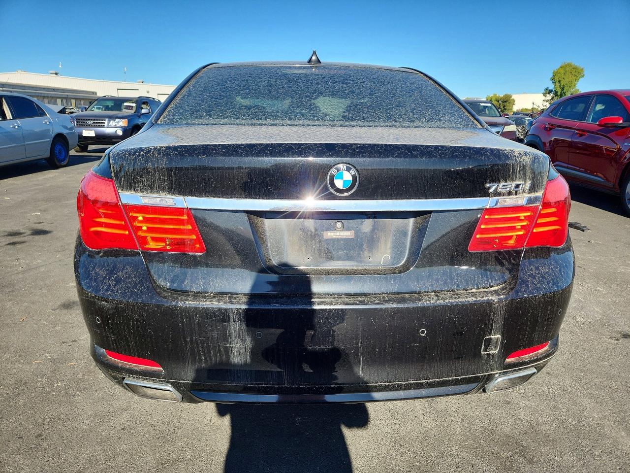 2012 Bmw 750 I Black vin: WBAKA8C50CCY37827