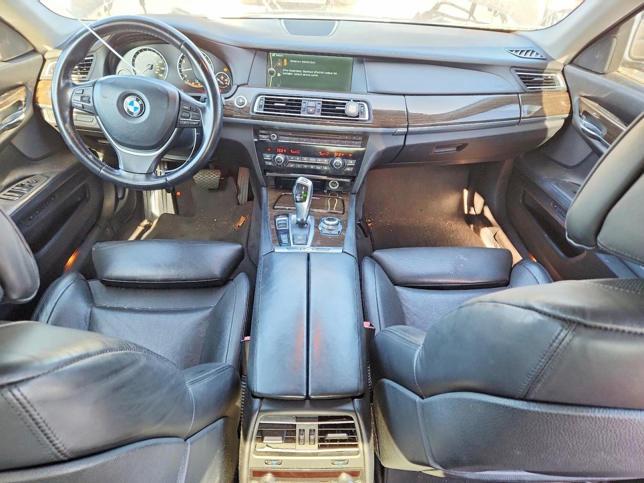 2012 Bmw 750 I Black vin: WBAKA8C50CCY37827