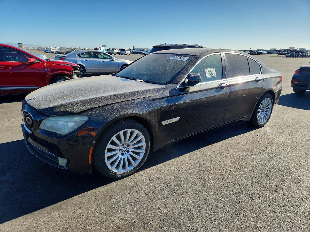 2012 Bmw 750 I Black vin: WBAKA8C50CCY37827