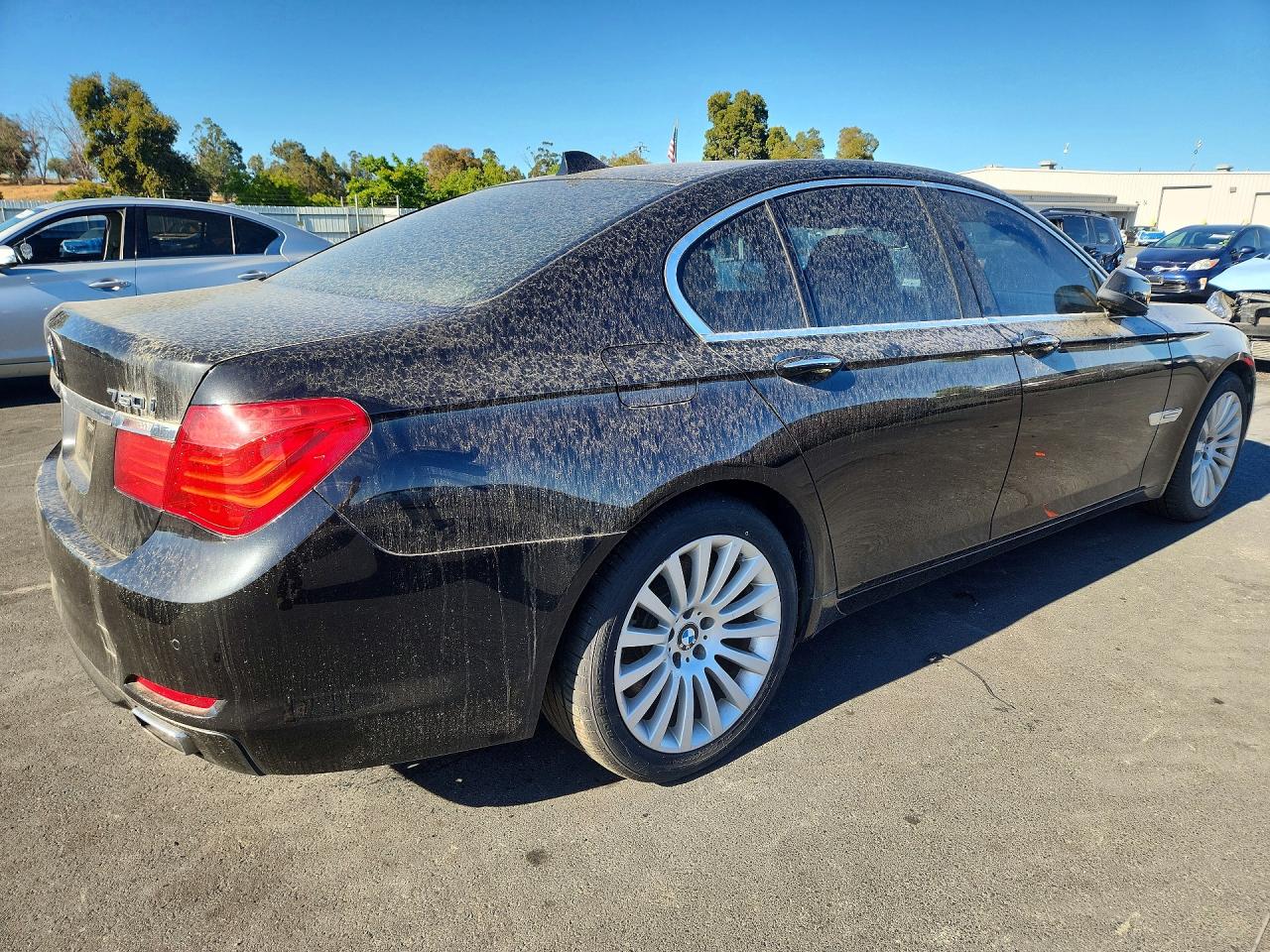 2012 Bmw 750 I Black vin: WBAKA8C50CCY37827