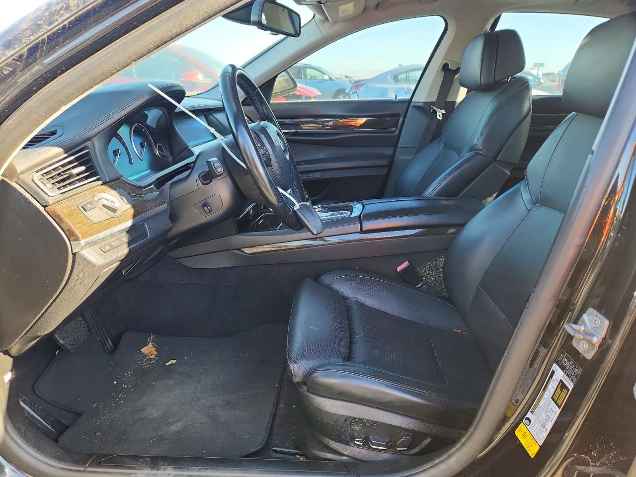 2012 Bmw 750 I Black vin: WBAKA8C50CCY37827
