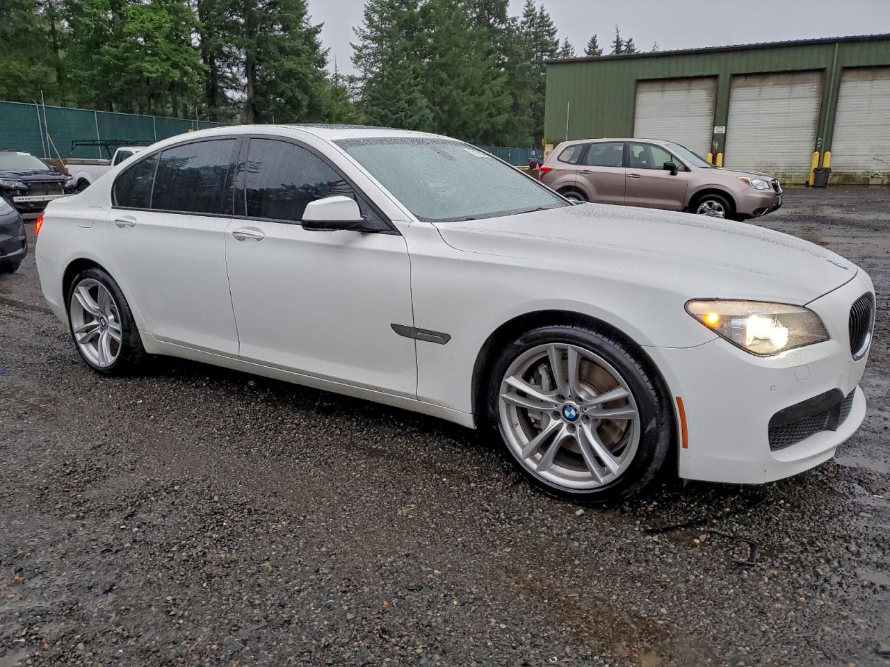 2012 Bmw 750 I White vin: WBAKA8C50CCY37875