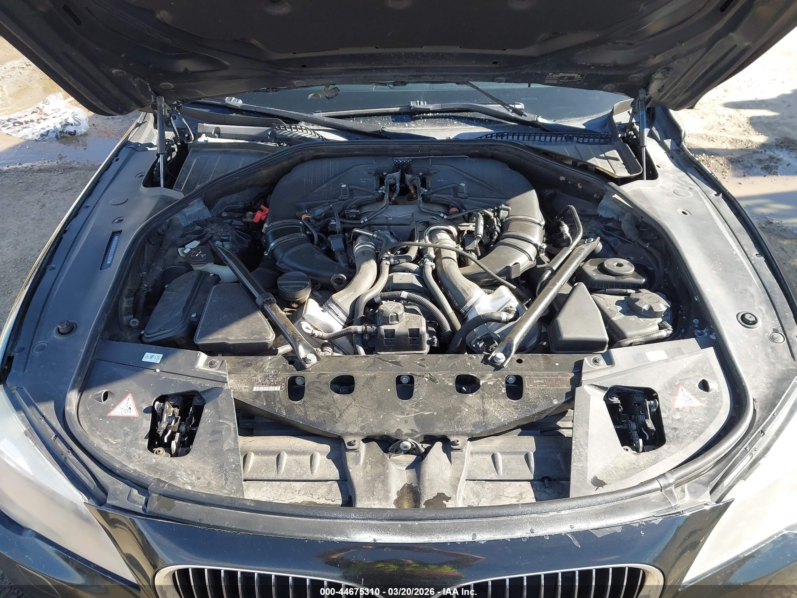 2012 Bmw 750i   Black vin: WBAKA8C51CCY37951