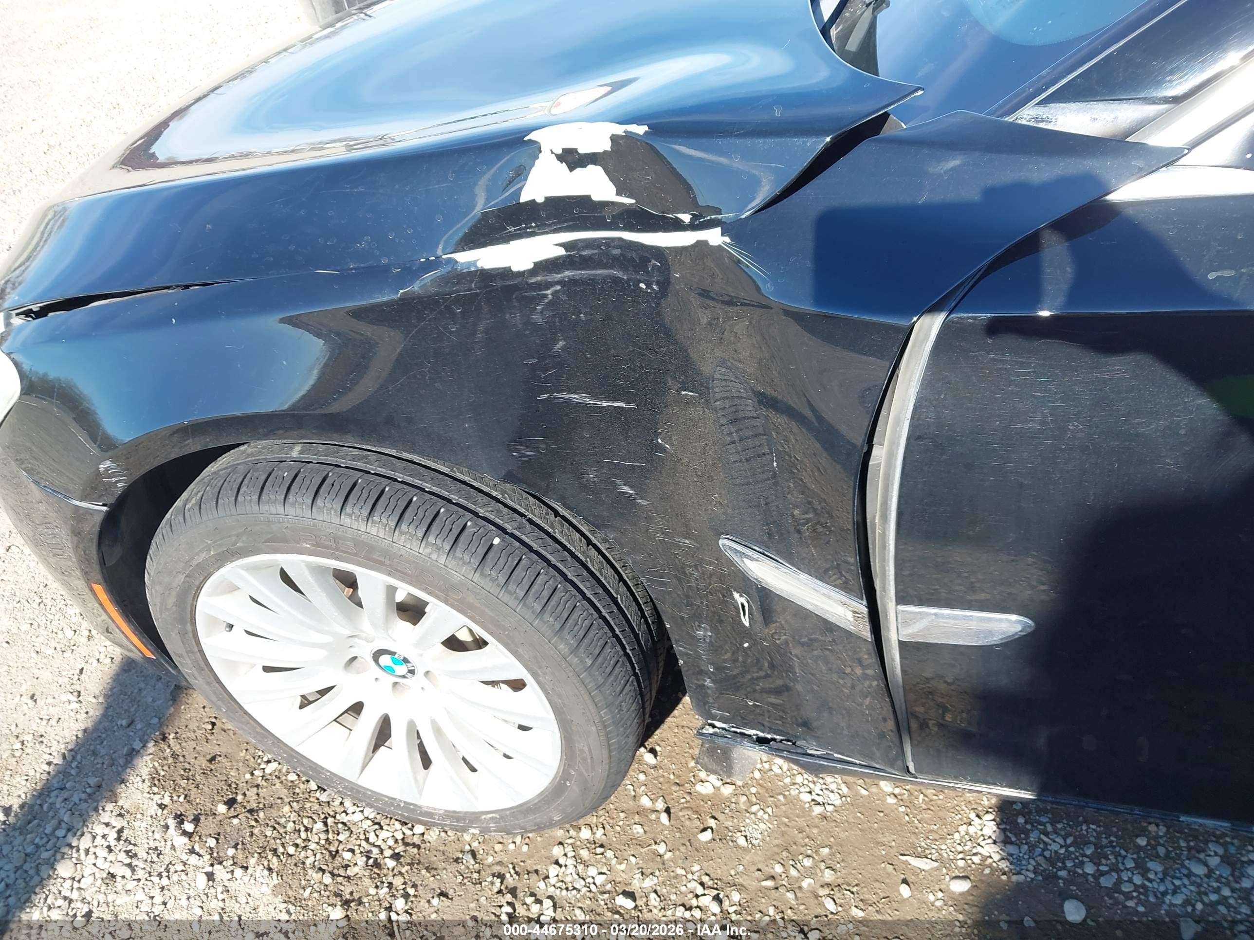 2012 Bmw 750i   Black vin: WBAKA8C51CCY37951
