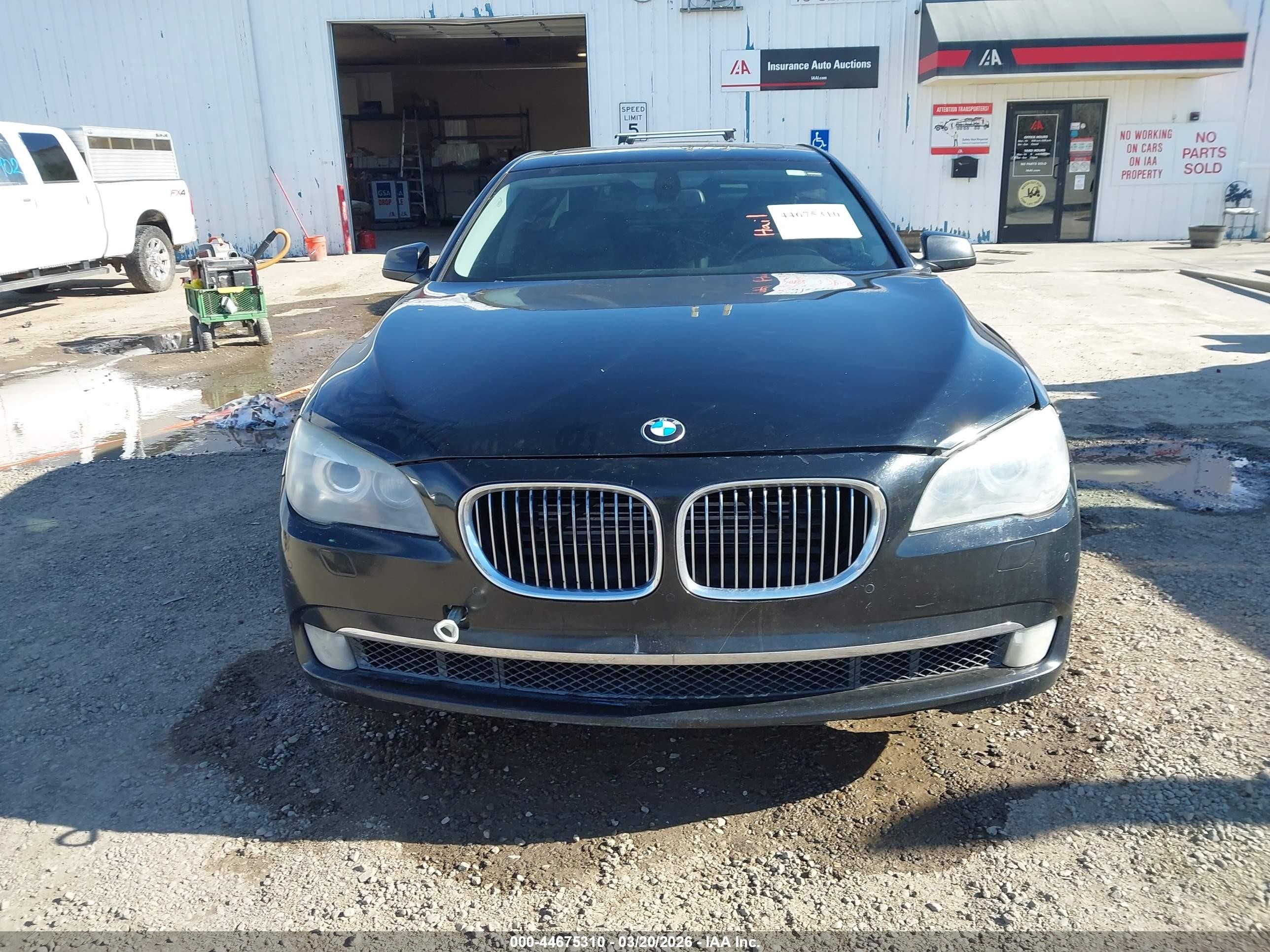 2012 Bmw 750i   Black vin: WBAKA8C51CCY37951