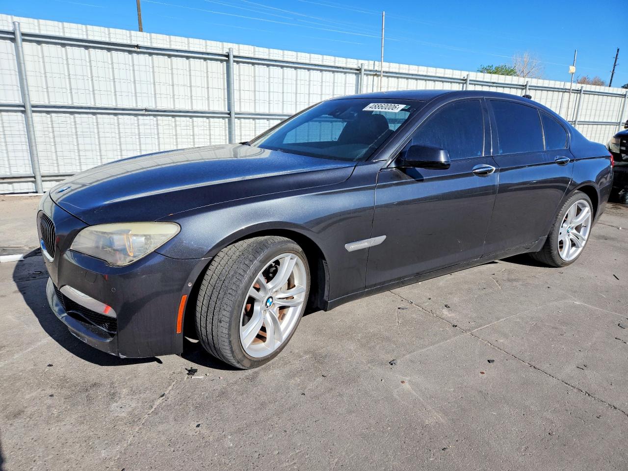 2010 Bmw 750 I Черный vin: WBAKA8C54ACY36077