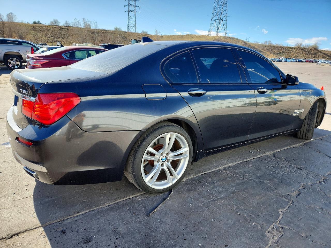 2010 Bmw 750 I Black vin: WBAKA8C54ACY36077