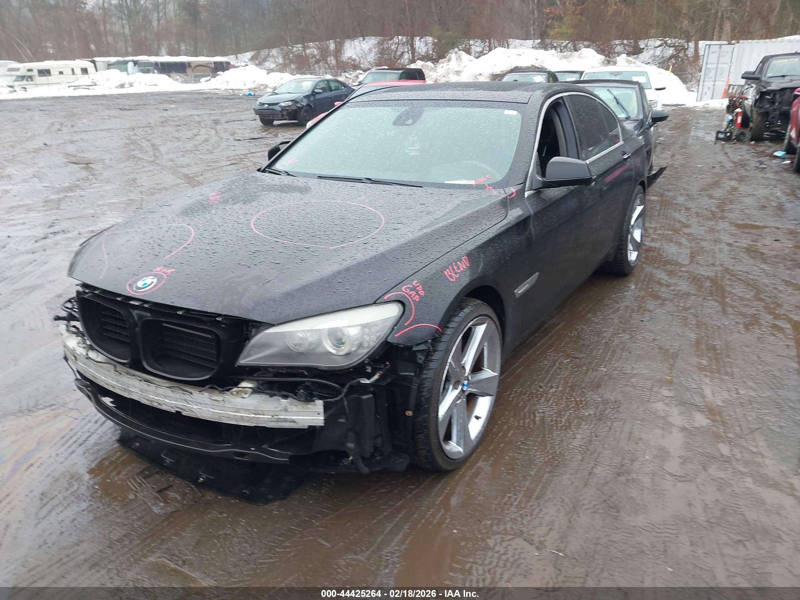 2010 Bmw 750i   Gray vin: WBAKA8C56ACY35755