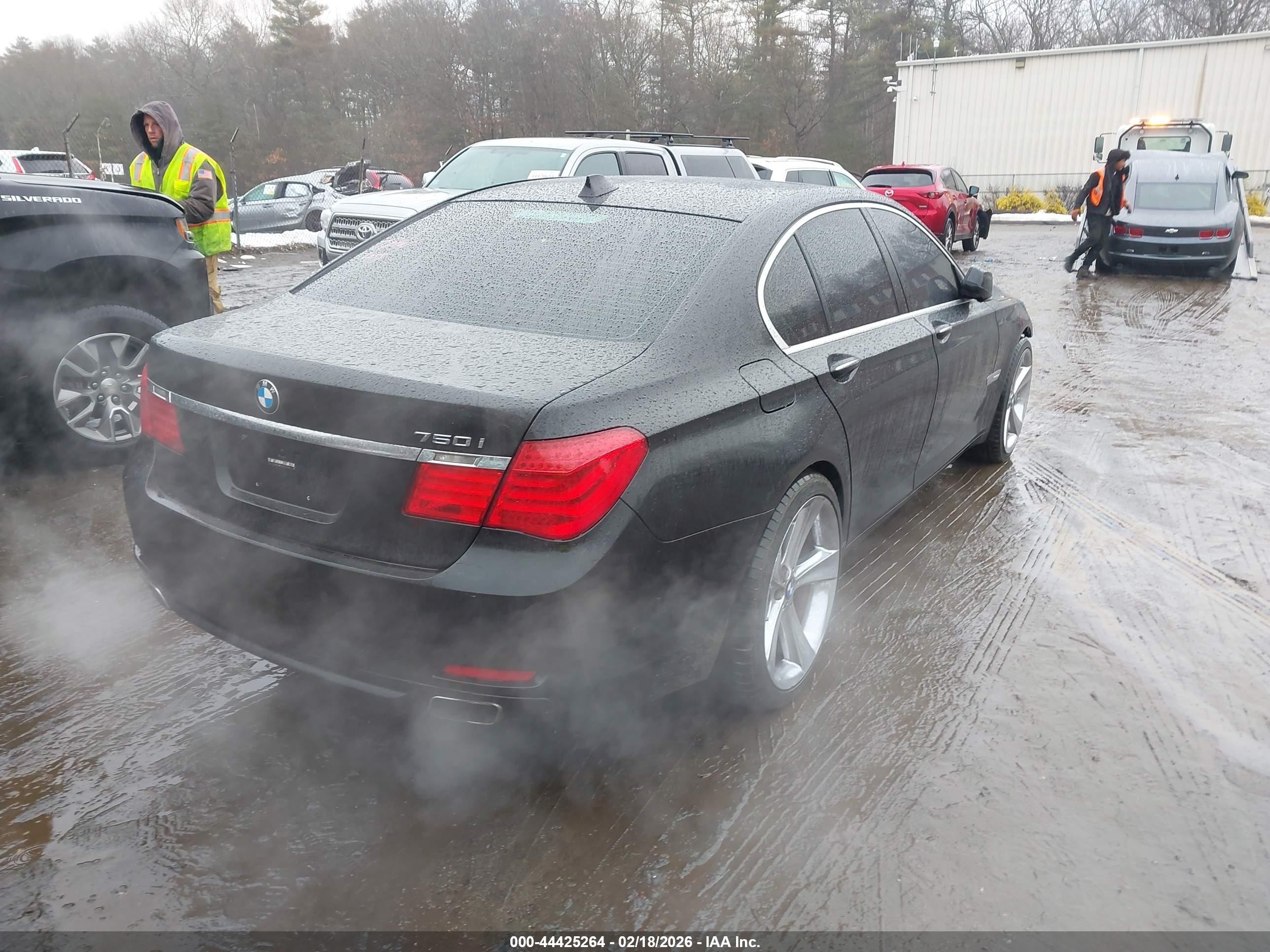 2010 Bmw 750i   Gray vin: WBAKA8C56ACY35755