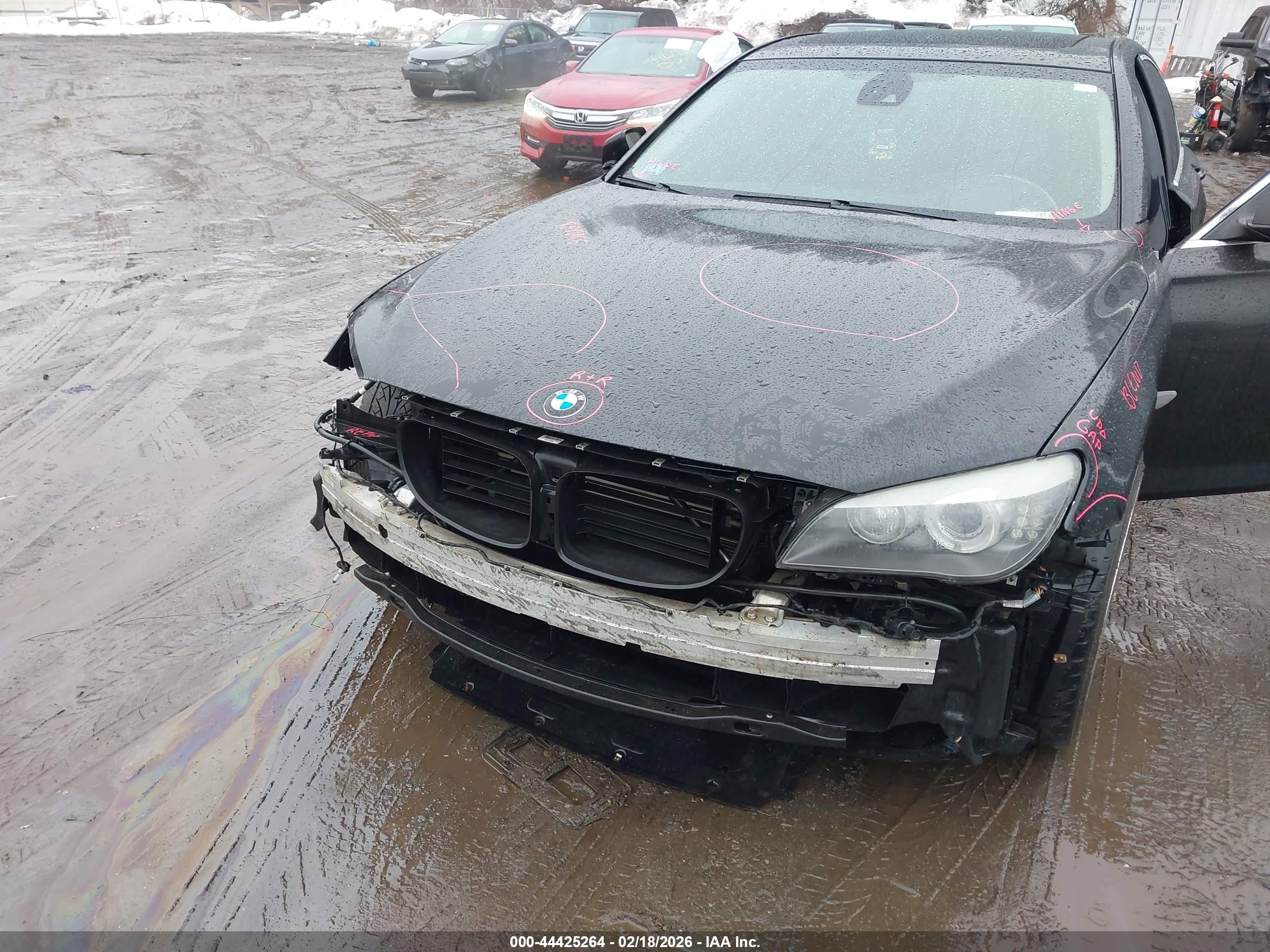 2010 Bmw 750i   Gray vin: WBAKA8C56ACY35755