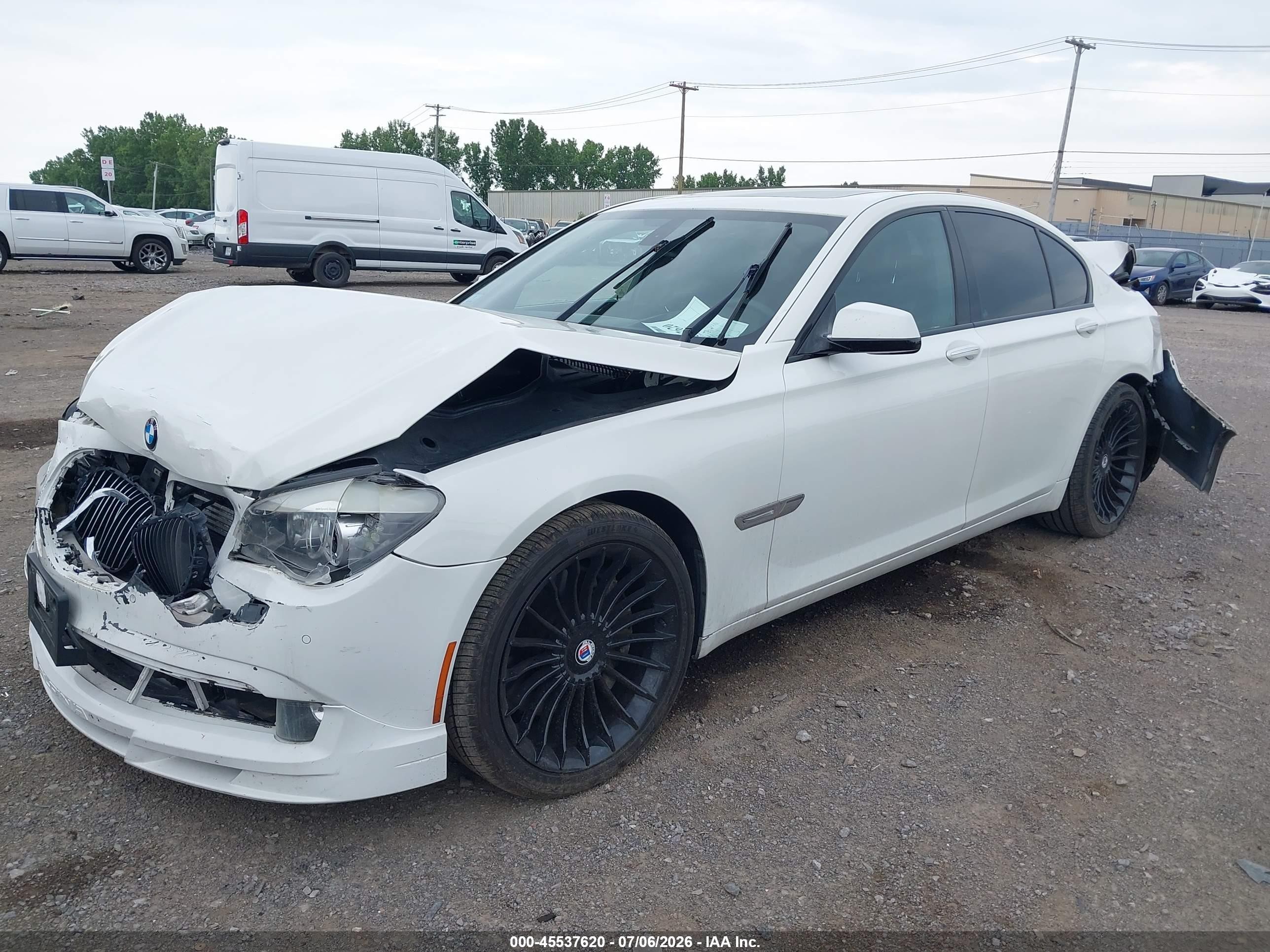 2012 Bmw 750i   White vin: WBAKA8C56CC447024