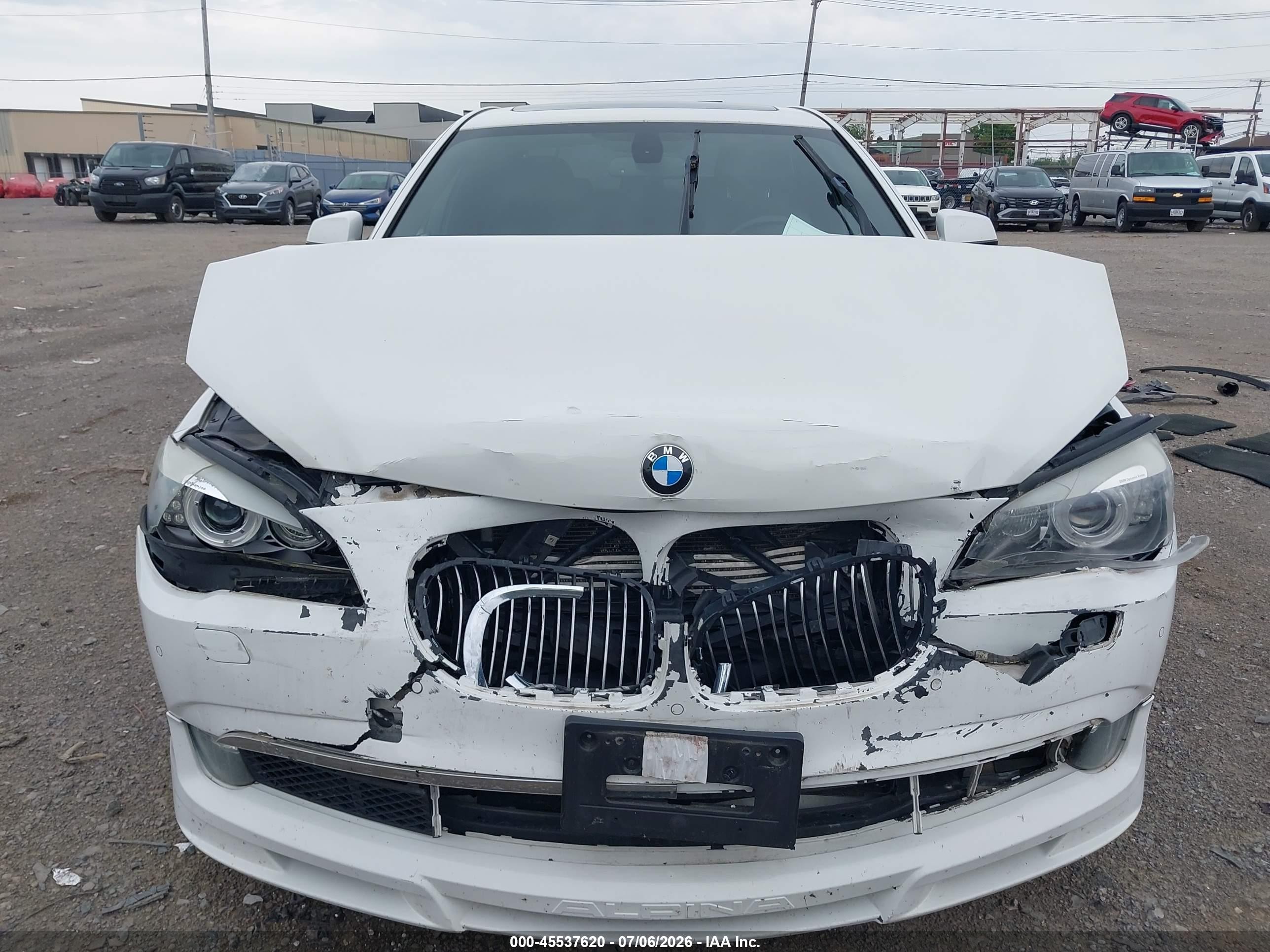 2012 Bmw 750i   White vin: WBAKA8C56CC447024
