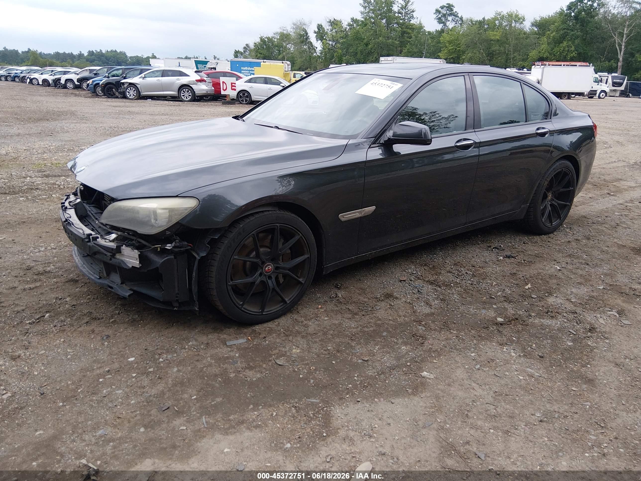 2011 Bmw 750i   Black vin: WBAKA8C57BCY36785