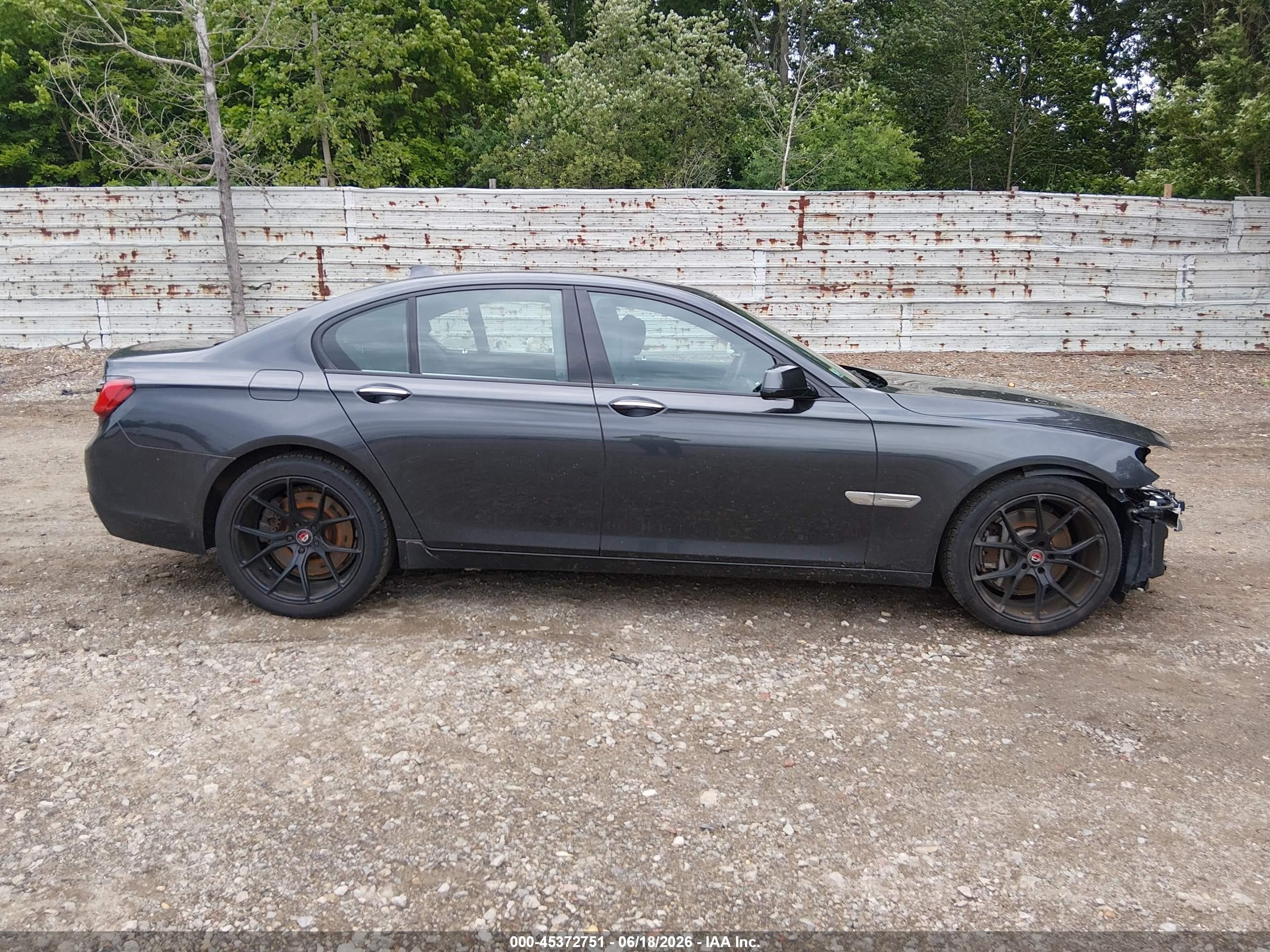 2011 Bmw 750i   Black vin: WBAKA8C57BCY36785