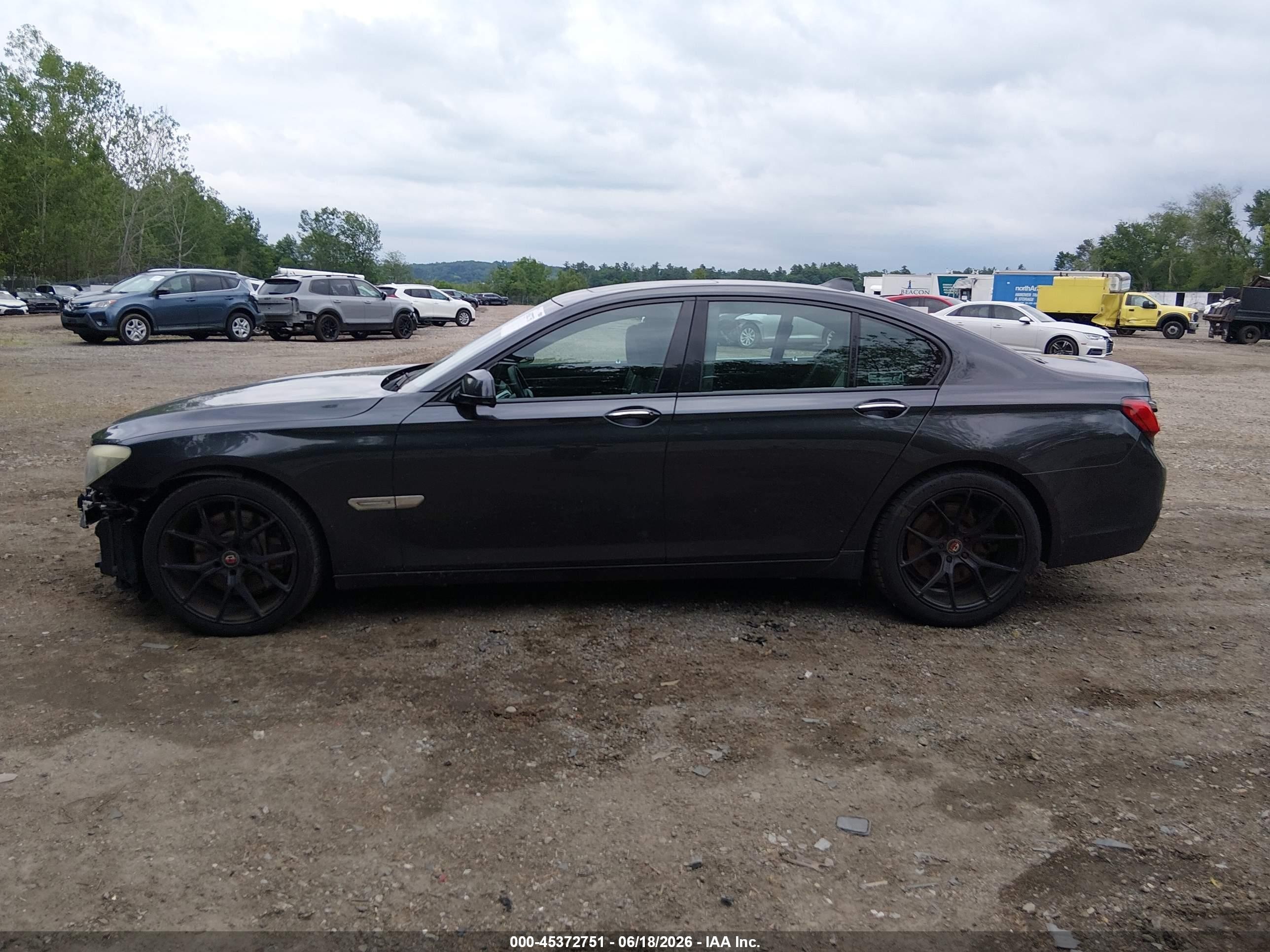 2011 Bmw 750i   Black vin: WBAKA8C57BCY36785