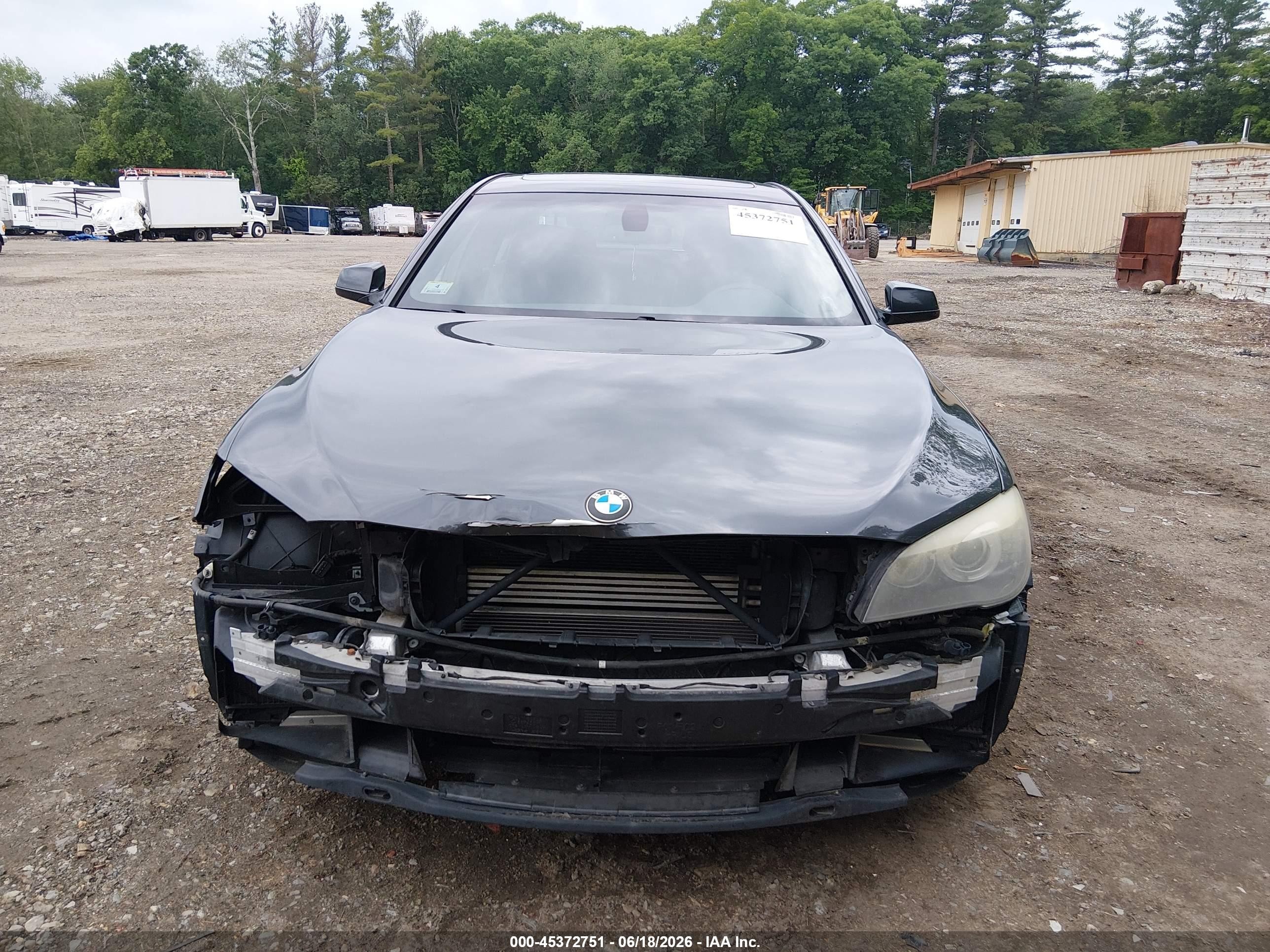 2011 Bmw 750i   Black vin: WBAKA8C57BCY36785