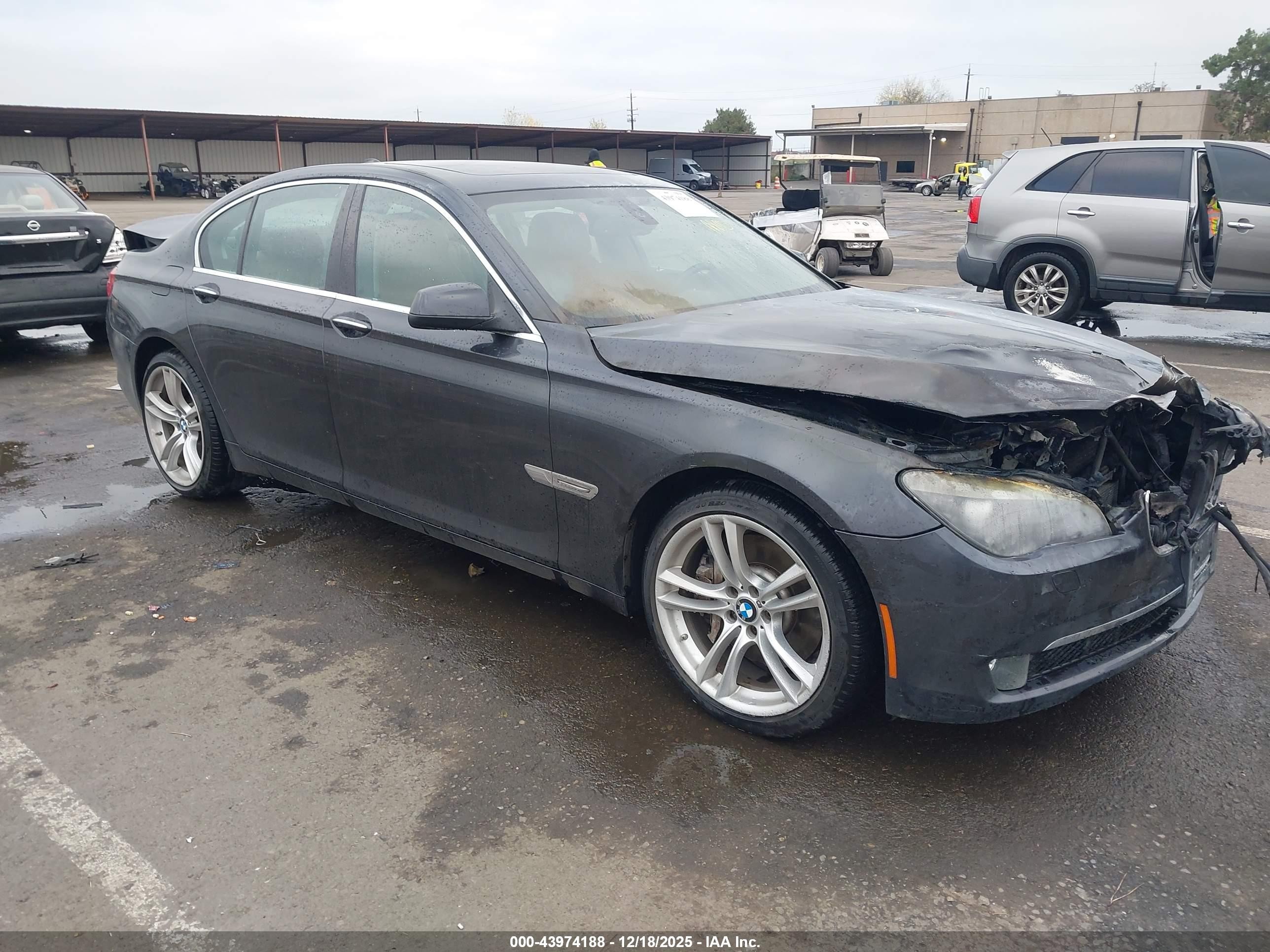 2011 Bmw 750i   Gray vin: WBAKA8C57BCY37094