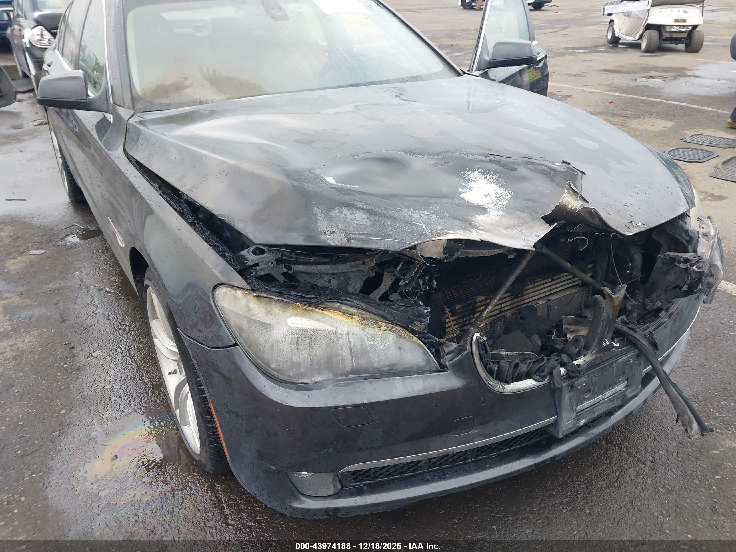 2011 Bmw 750i   Gray vin: WBAKA8C57BCY37094