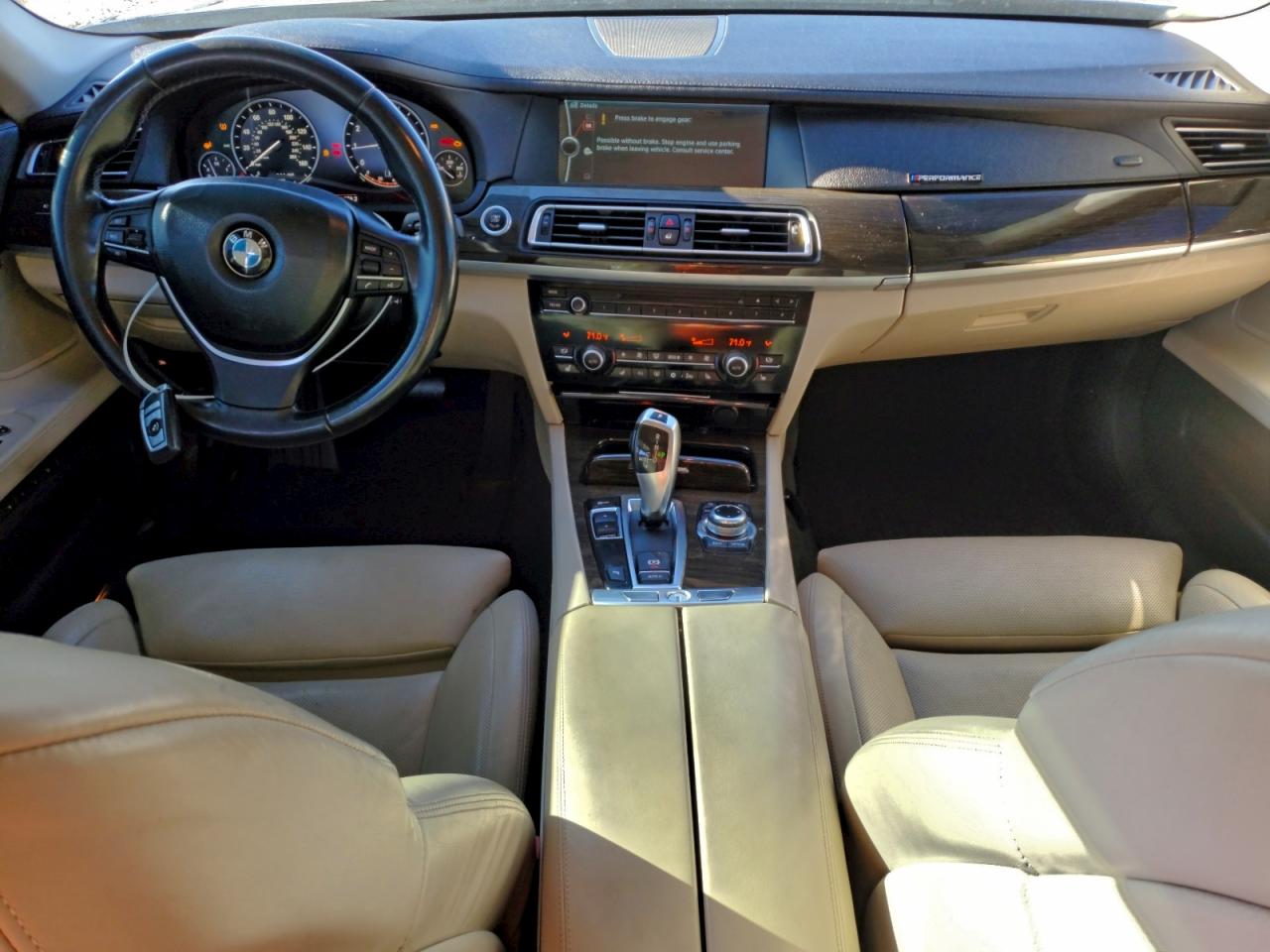 2012 Bmw 750 I Brown vin: WBAKA8C57CCY37503