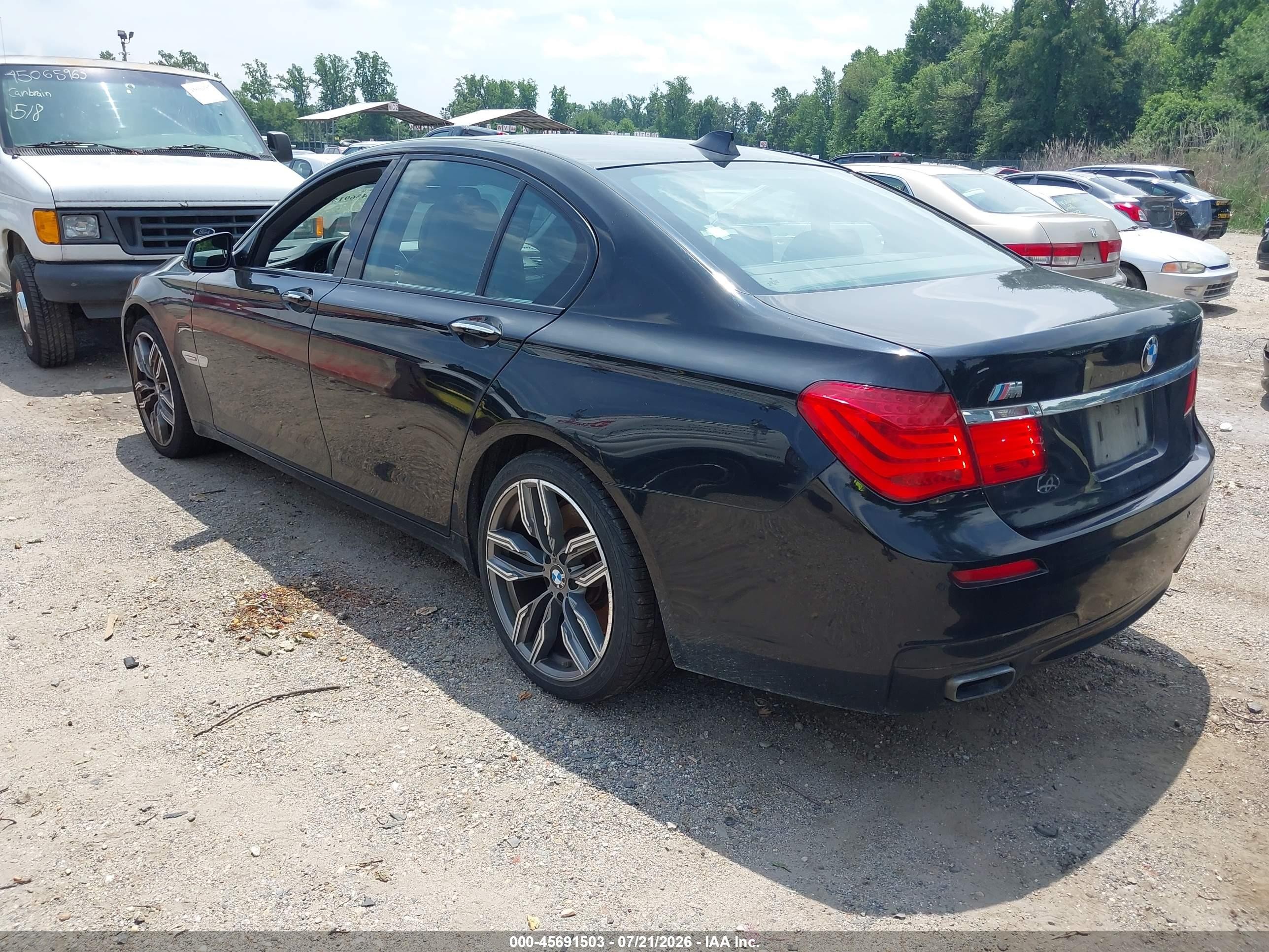 2012 Bmw 750i   Black vin: WBAKA8C57CDS99587