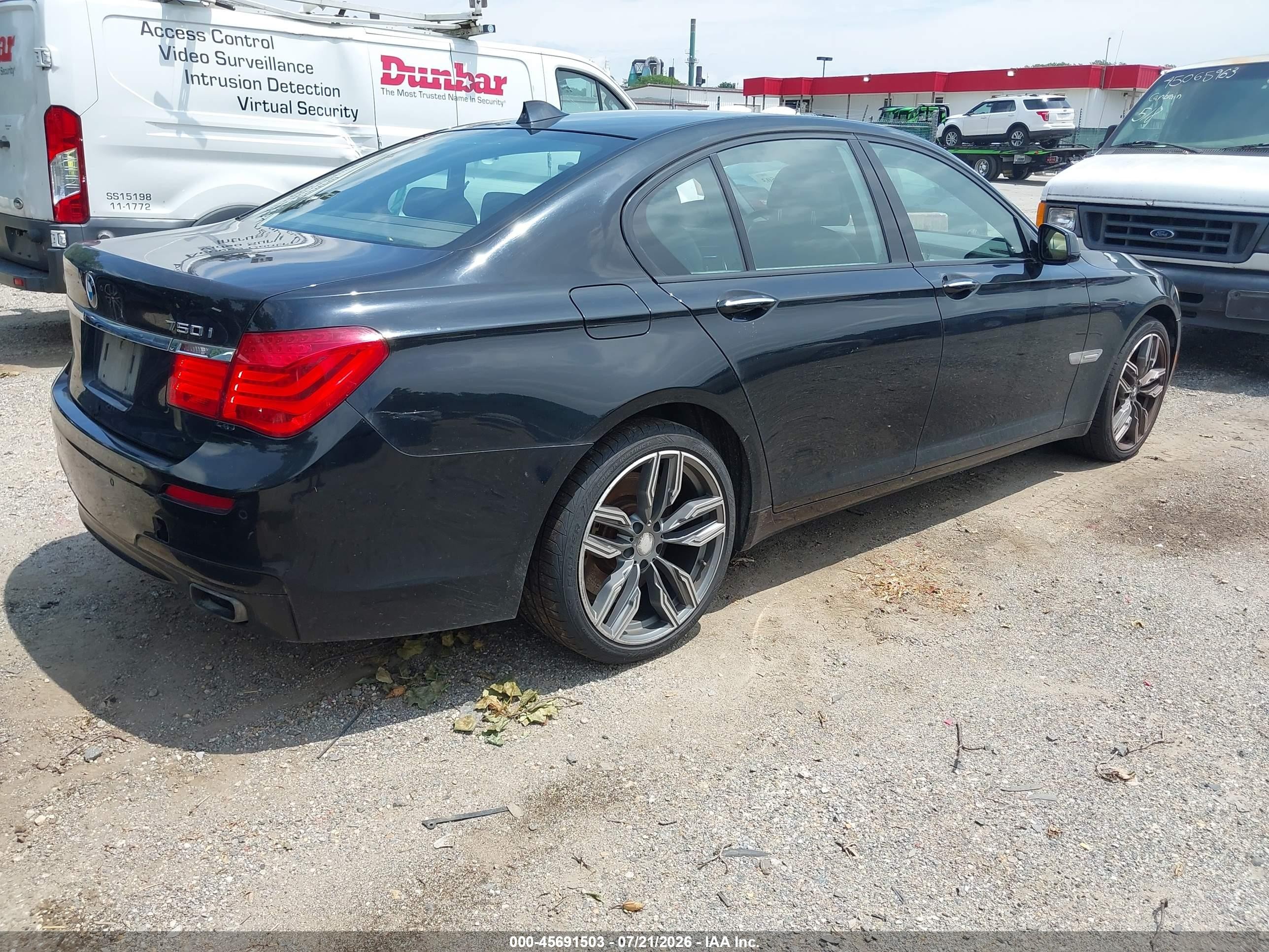 2012 Bmw 750i   Black vin: WBAKA8C57CDS99587