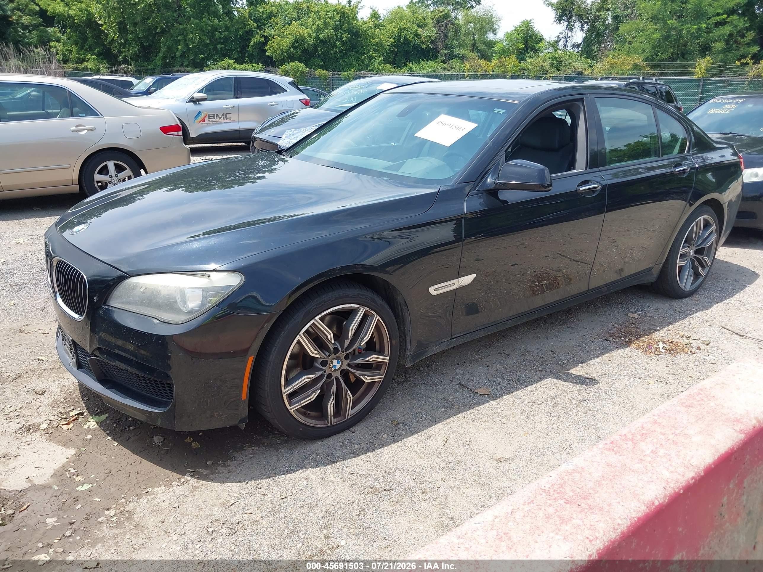 2012 Bmw 750i   Black vin: WBAKA8C57CDS99587