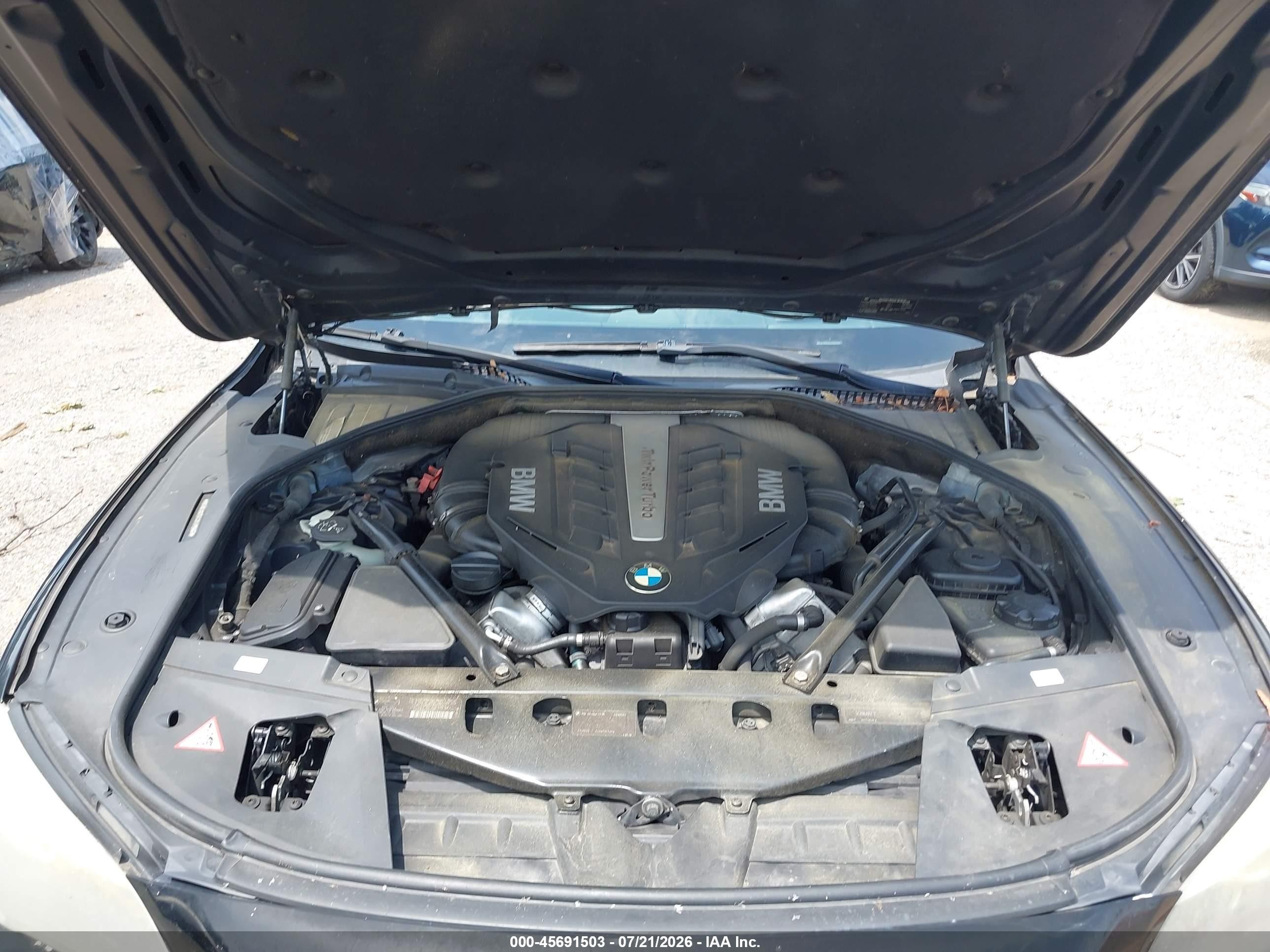 2012 Bmw 750i   Black vin: WBAKA8C57CDS99587