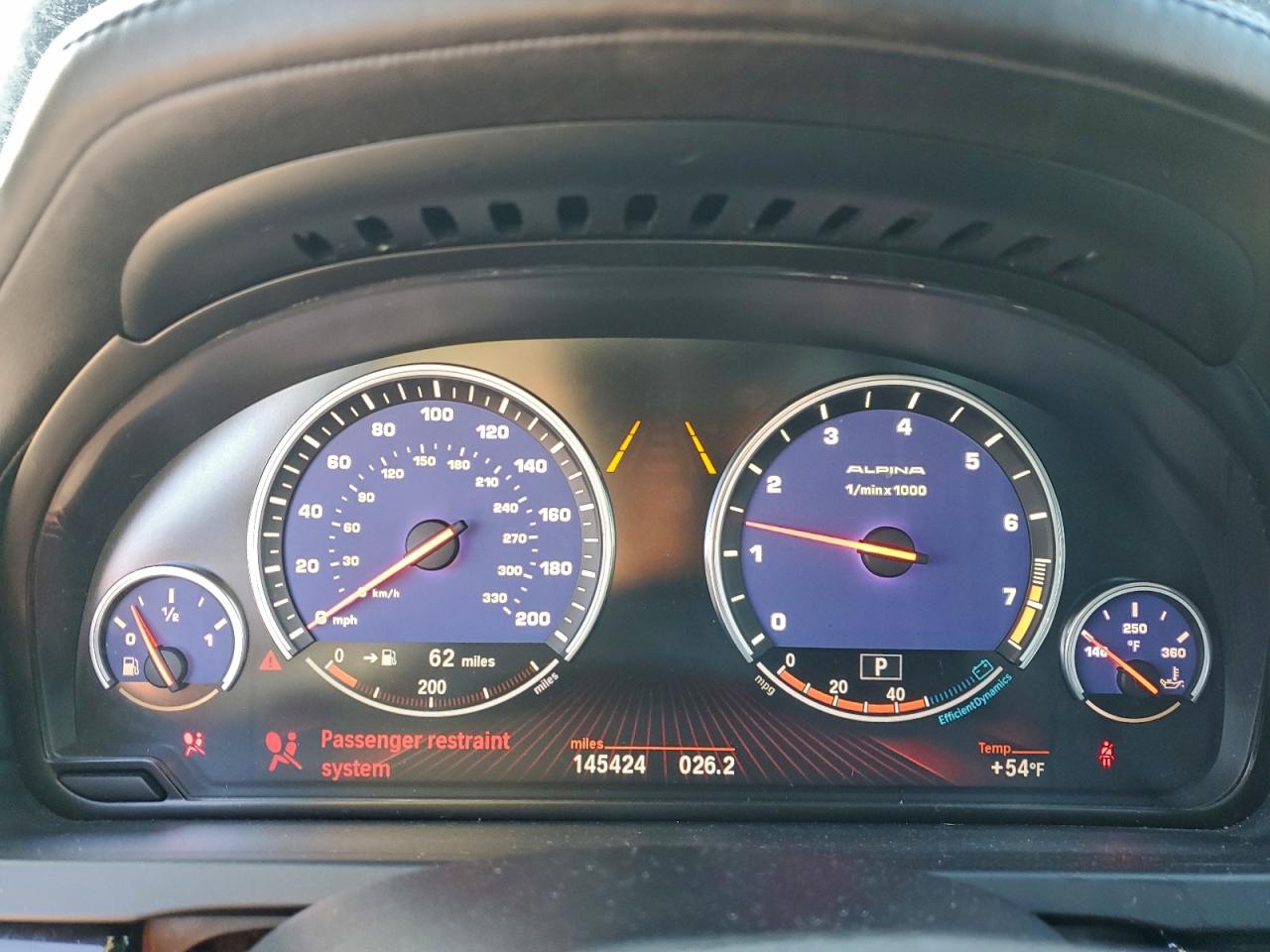 2011 Bmw Alpina B7 Gray vin: WBAKA8C58BC446911