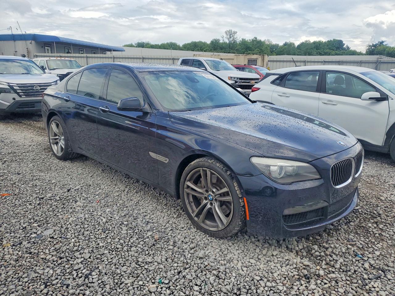 2012 Bmw 750 I Blue vin: WBAKA8C58CCY37834