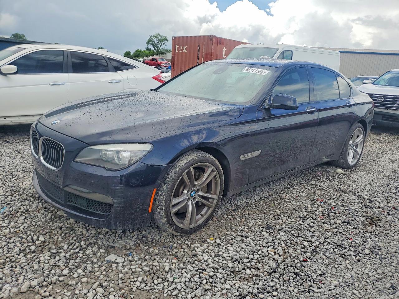 2012 Bmw 750 I Blue vin: WBAKA8C58CCY37834