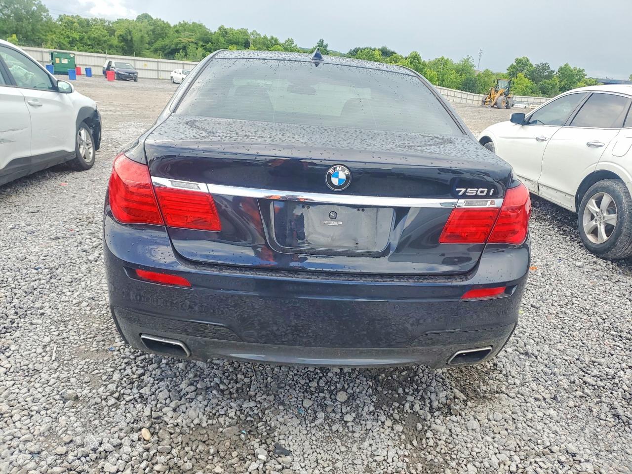 2012 Bmw 750 I Blue vin: WBAKA8C58CCY37834