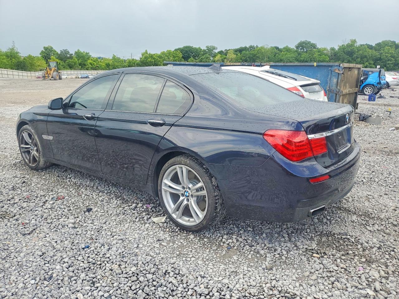 2012 Bmw 750 I Blue vin: WBAKA8C58CCY37834