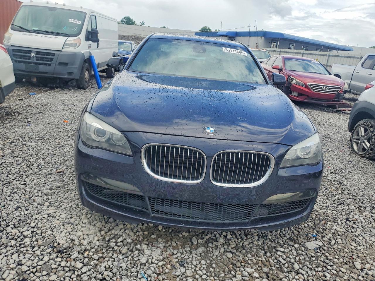 2012 Bmw 750 I Blue vin: WBAKA8C58CCY37834