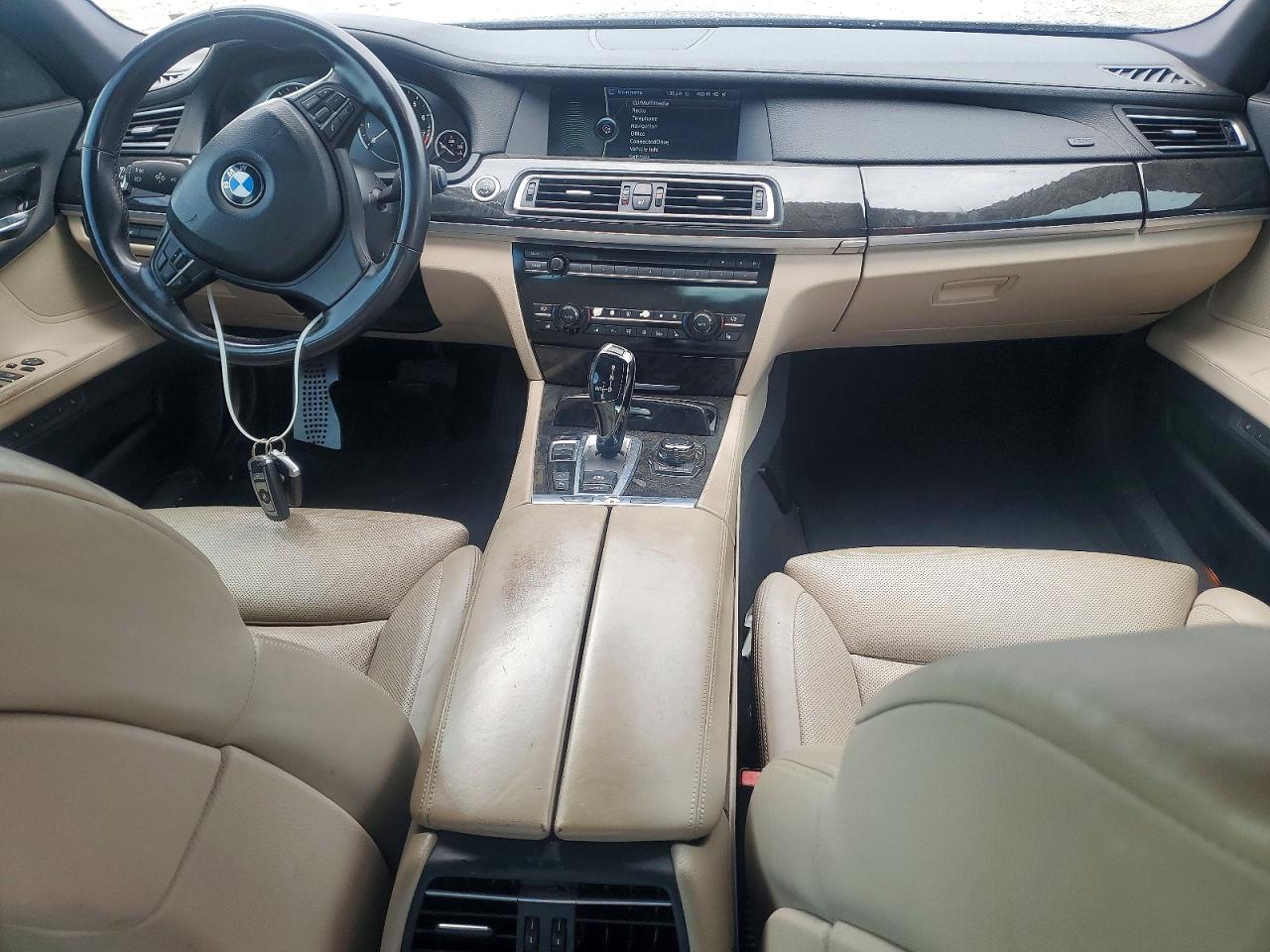 2012 Bmw 750 I Blue vin: WBAKA8C58CCY37834