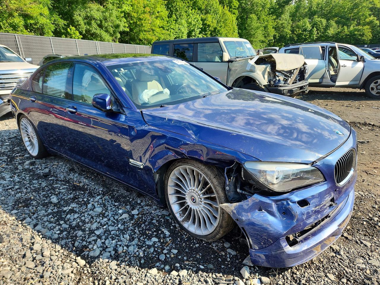 2011 Bmw Alpina B7 Blue vin: WBAKA8C5XBC446828