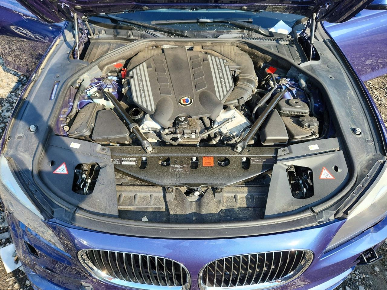 2011 Bmw Alpina B7 Blue vin: WBAKA8C5XBC446828