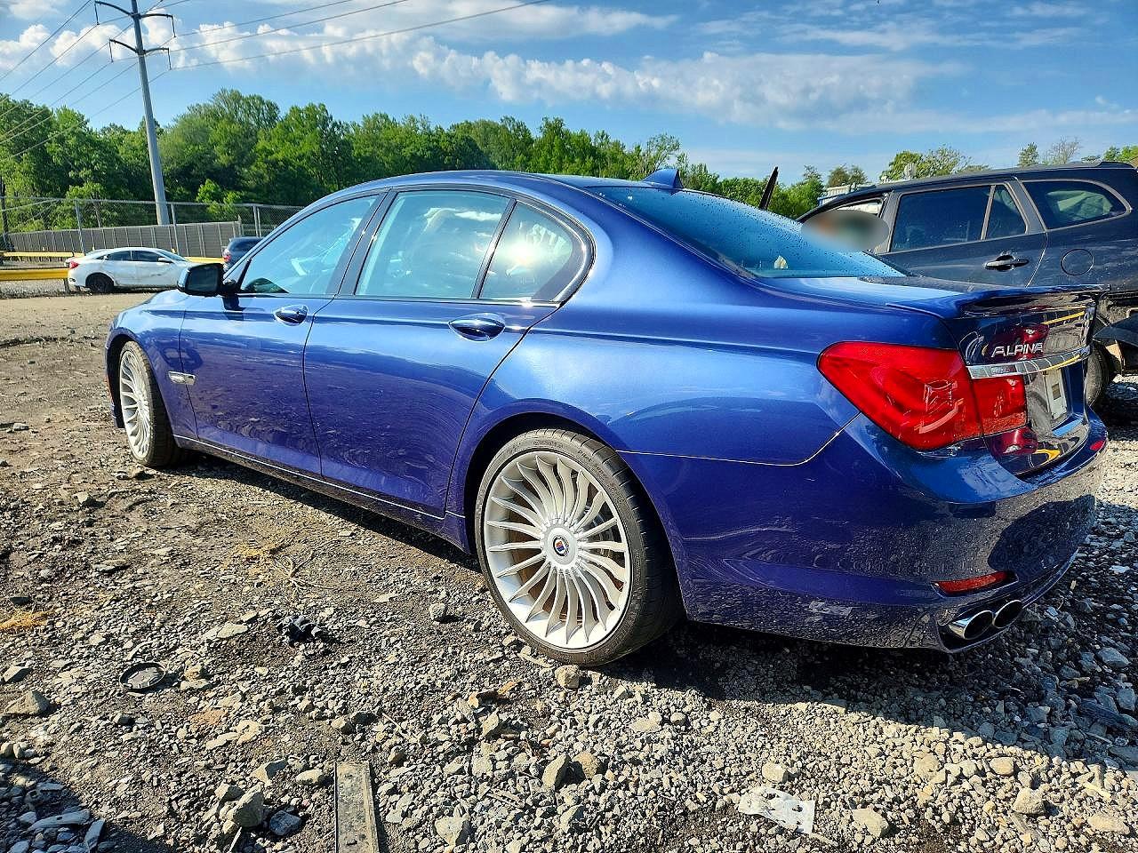 2011 Bmw Alpina B7 Blue vin: WBAKA8C5XBC446828