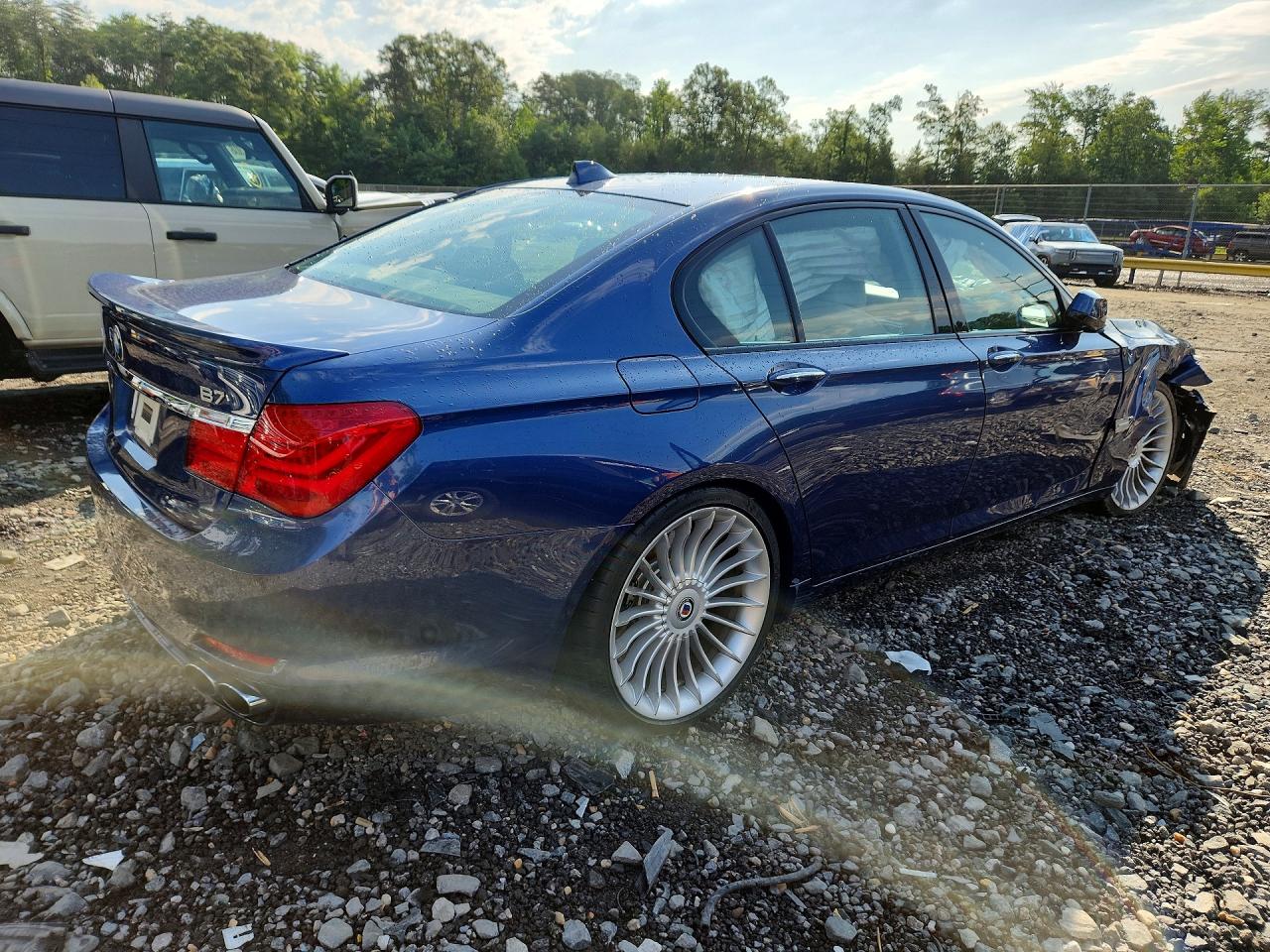 2011 Bmw Alpina B7 Blue vin: WBAKA8C5XBC446828