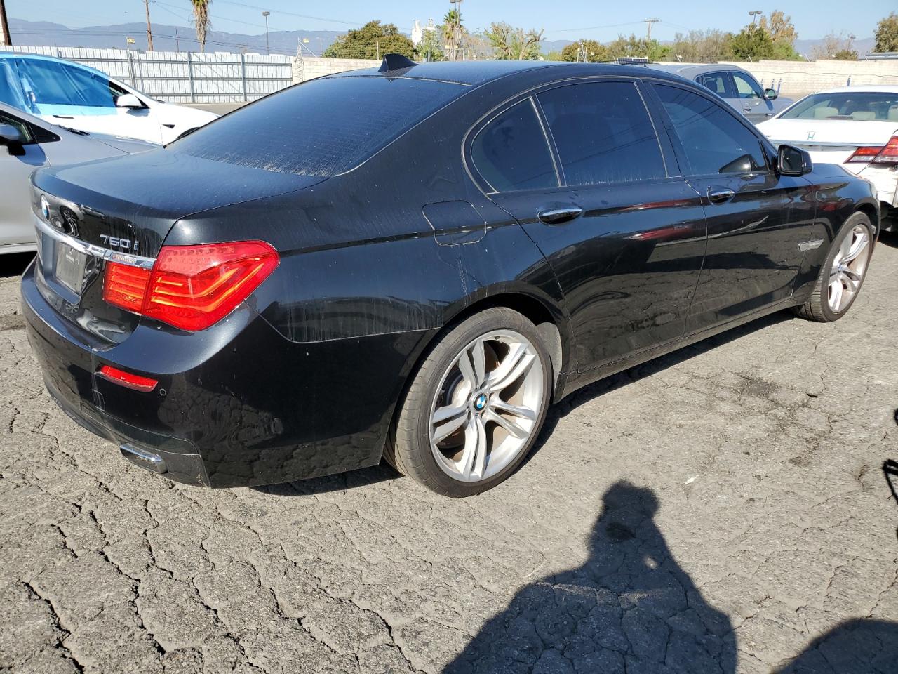 2011 Bmw 750 I Black vin: WBAKA8C5XBCY36358