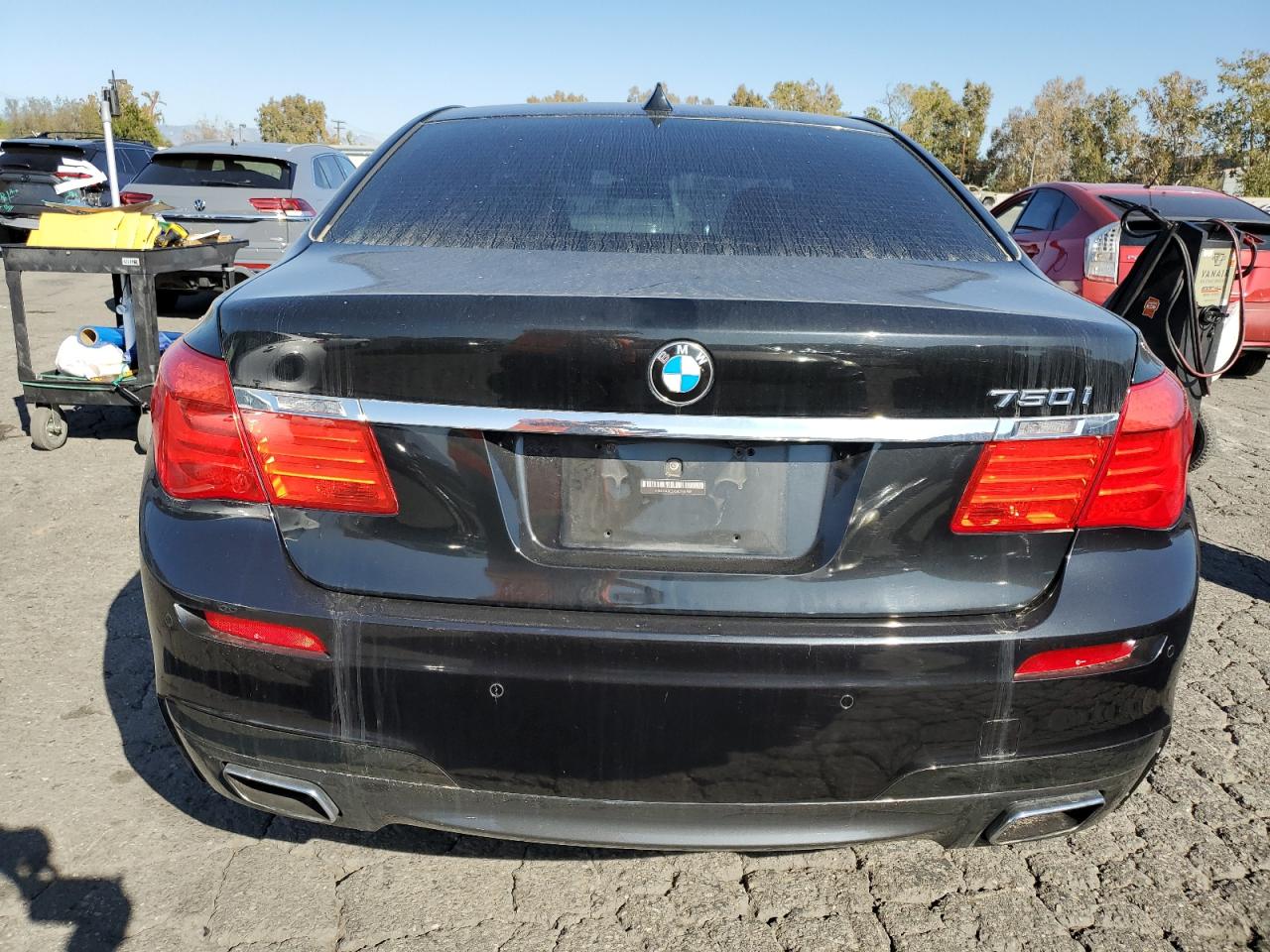 2011 Bmw 750 I Black vin: WBAKA8C5XBCY36358