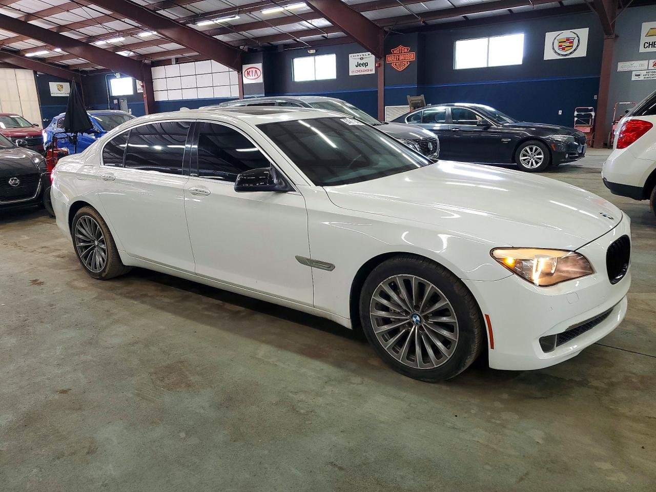 2012 Bmw 740 Li White vin: WBAKB4C50CC576026