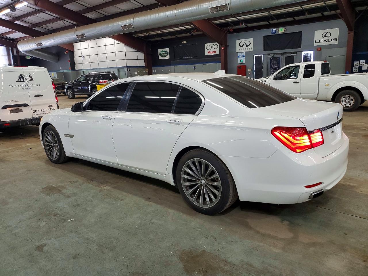 2012 Bmw 740 Li White vin: WBAKB4C50CC576026