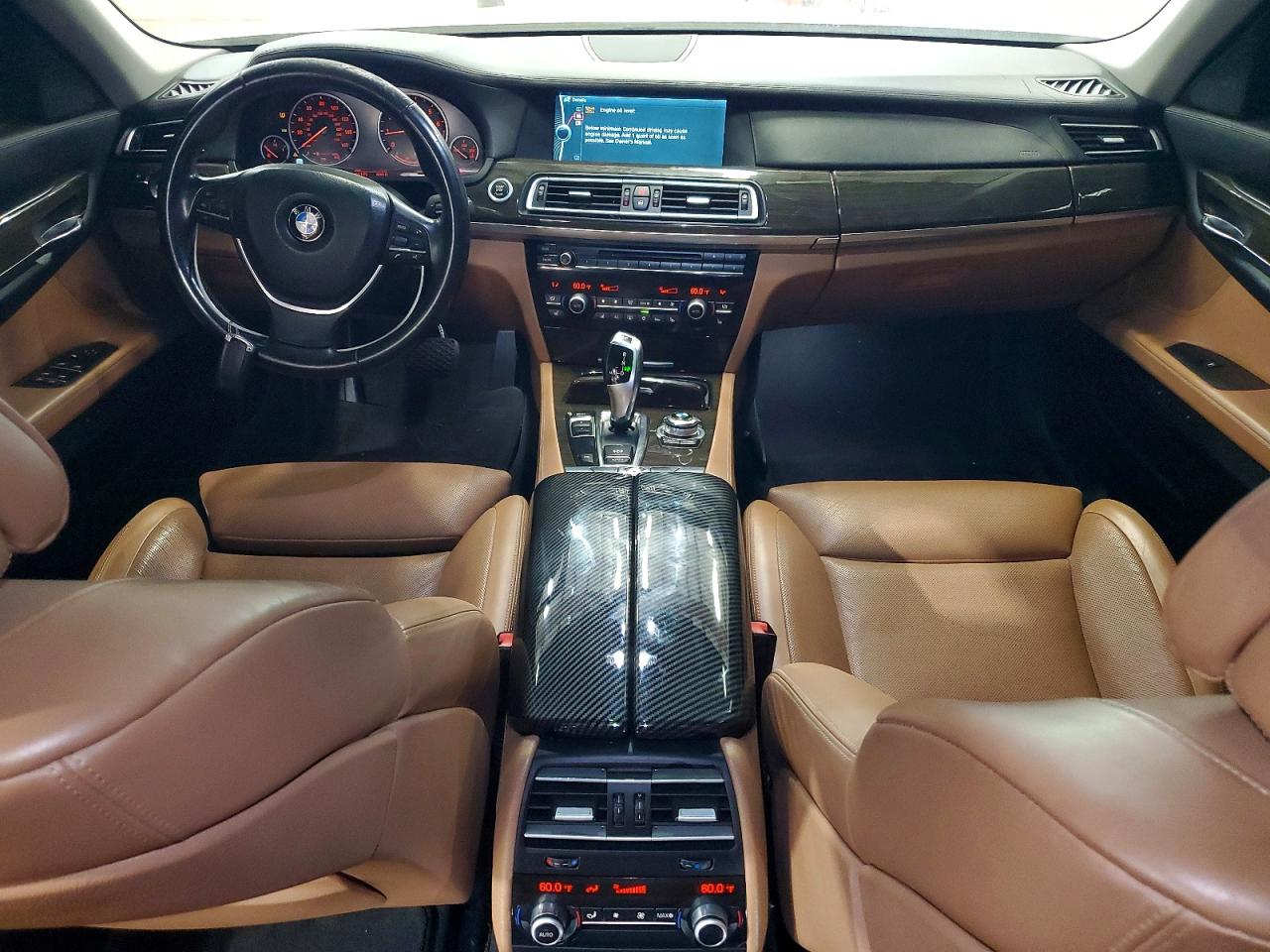 2012 Bmw 740 Li White vin: WBAKB4C50CC576026
