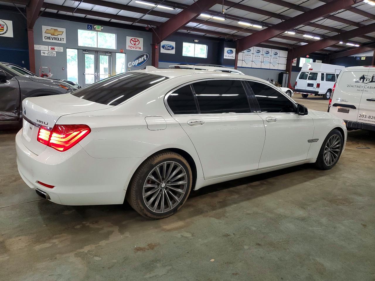 2012 Bmw 740 Li White vin: WBAKB4C50CC576026